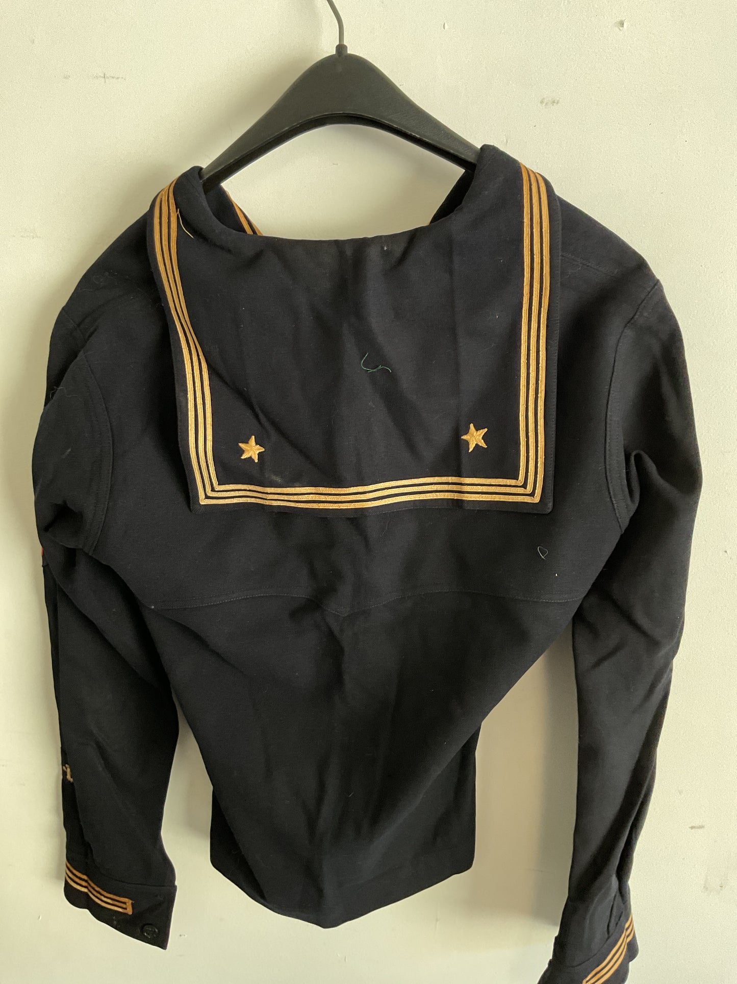 WWII U.S. Navy Dress Blue Jumper – Petty Officer Third Class with Ruptured Duck