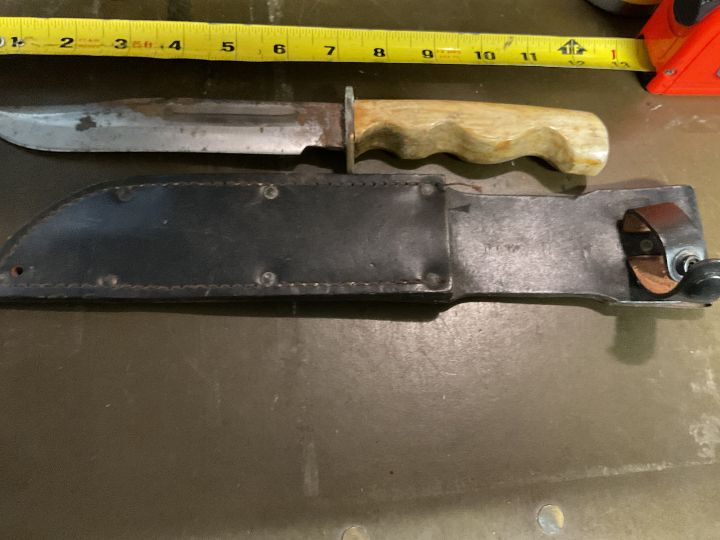 WWII Theatre Knife bone handle