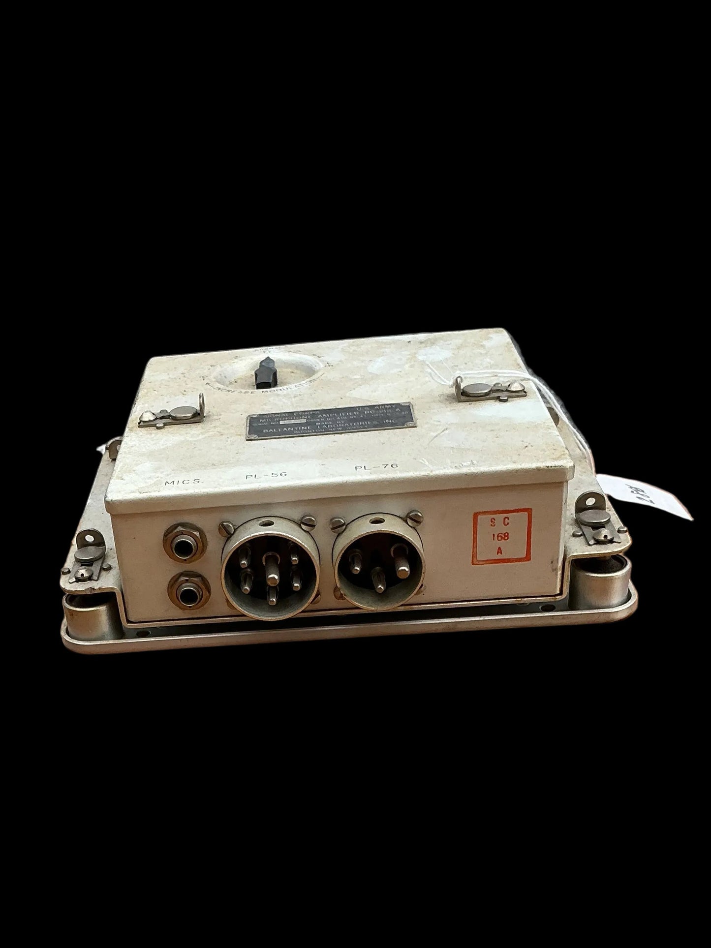 WWII U.S. Army Signal Corps Microphone Amplifier BC-216-A – Ballantine Laboratories