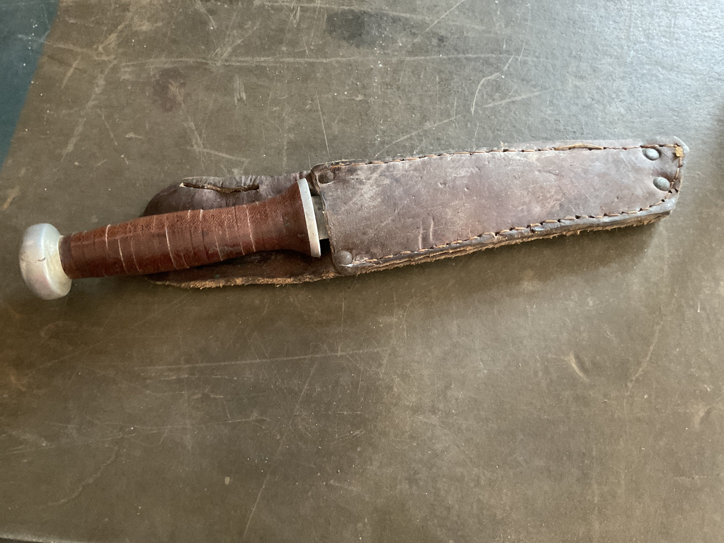 WWII Theatre Knife (brown handle dagger)