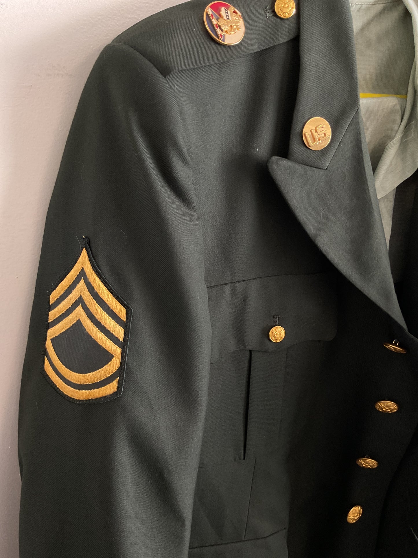 Post-WWII U.S. Army 3rd Infantry Division Dress Green Uniform Set – Staff Sergeant