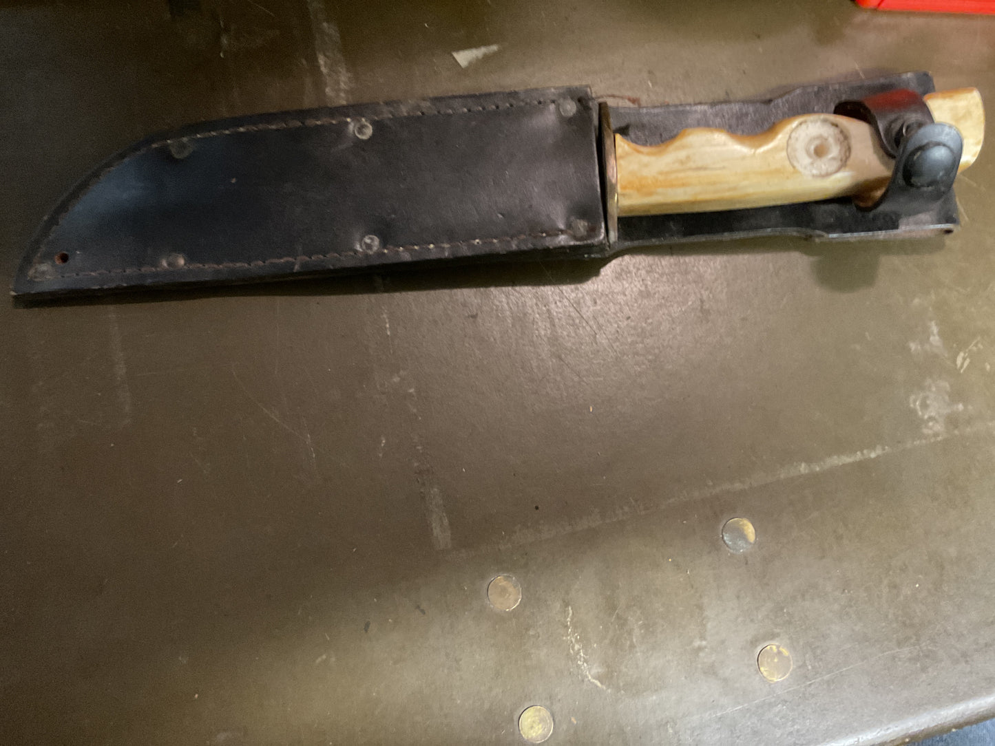 WWII Theatre Knife bone handle