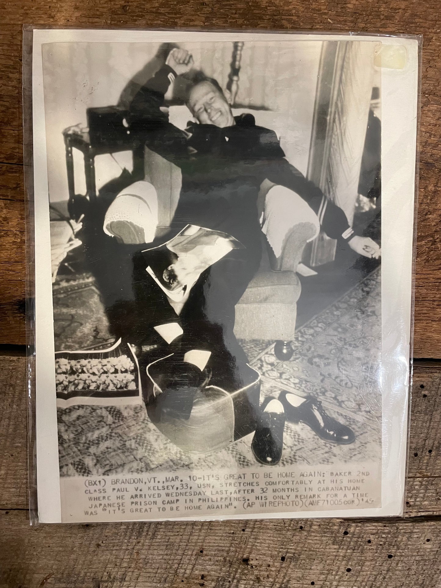 WWII Original Associated Press Photo 8x11