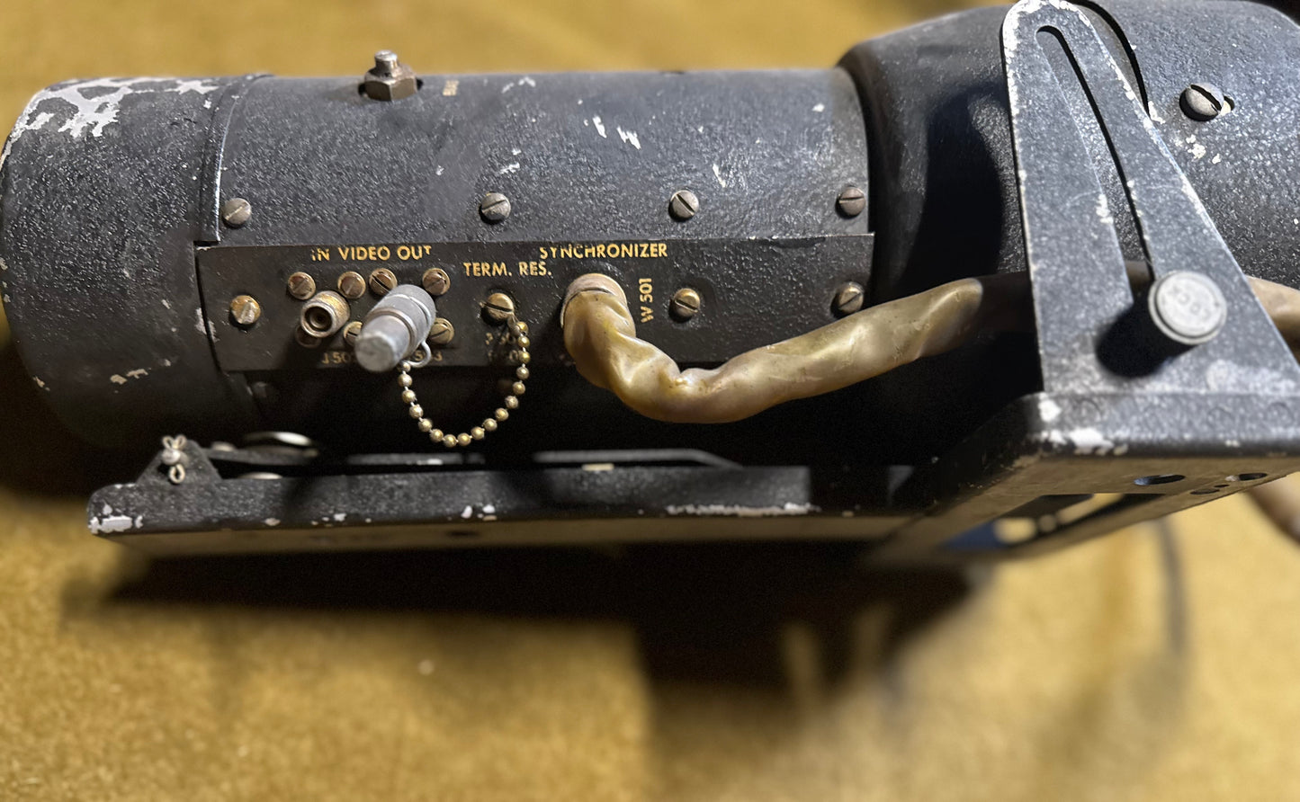 WWII U.S. Navy Radar CRT / Indicator Scope Assembly