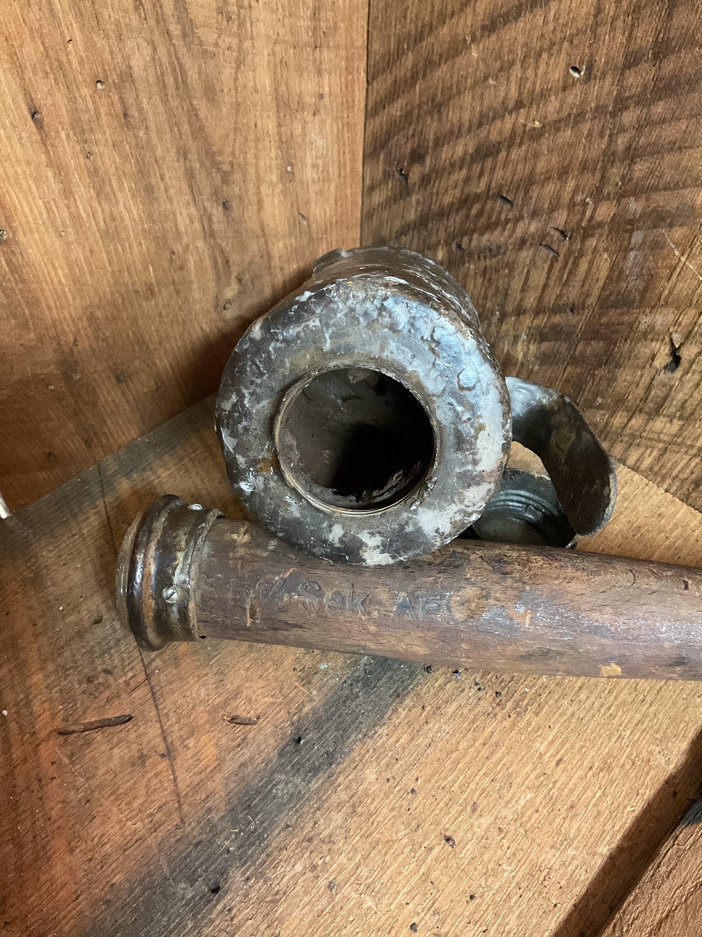 INERT Original German Model 1917 Transitional Period Stielhandgranate