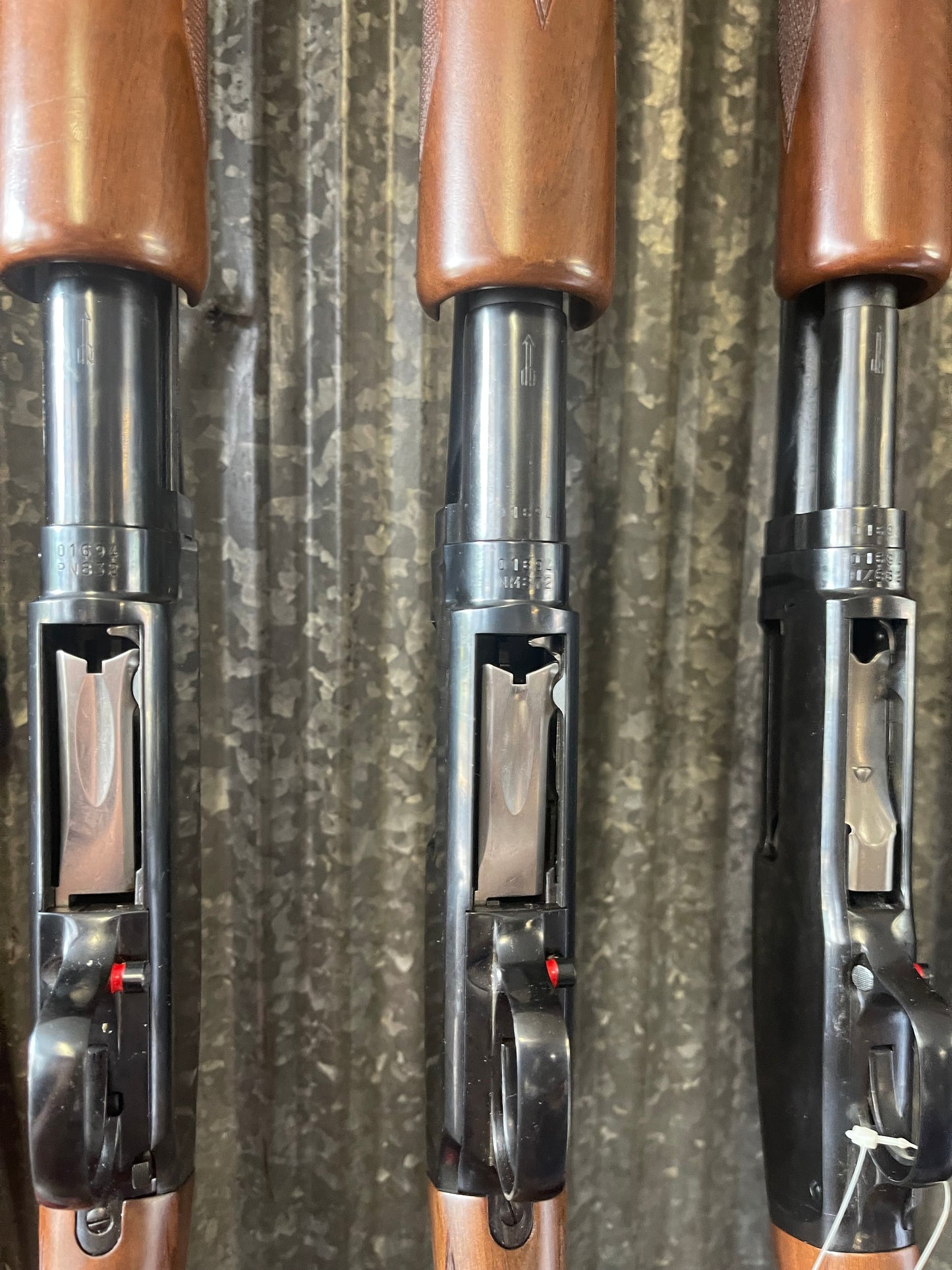 Browning Matched Three-Gun Collector Set – Model 12 20 Gauge, Model 12 28 Gauge & Model 42 .410 Bore – Matching Serial Numbers – New in Boxes