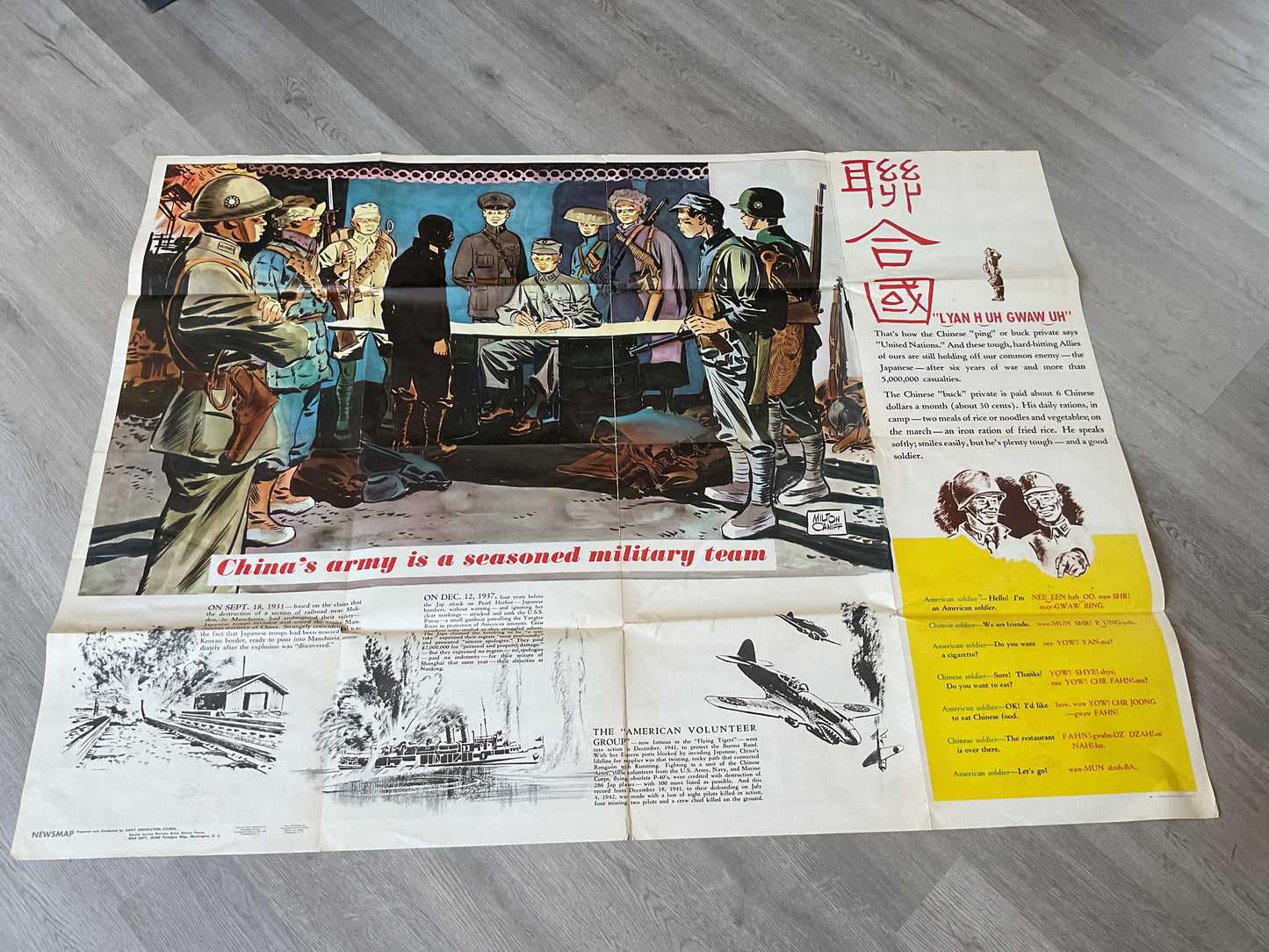 WWII Large Newsmap