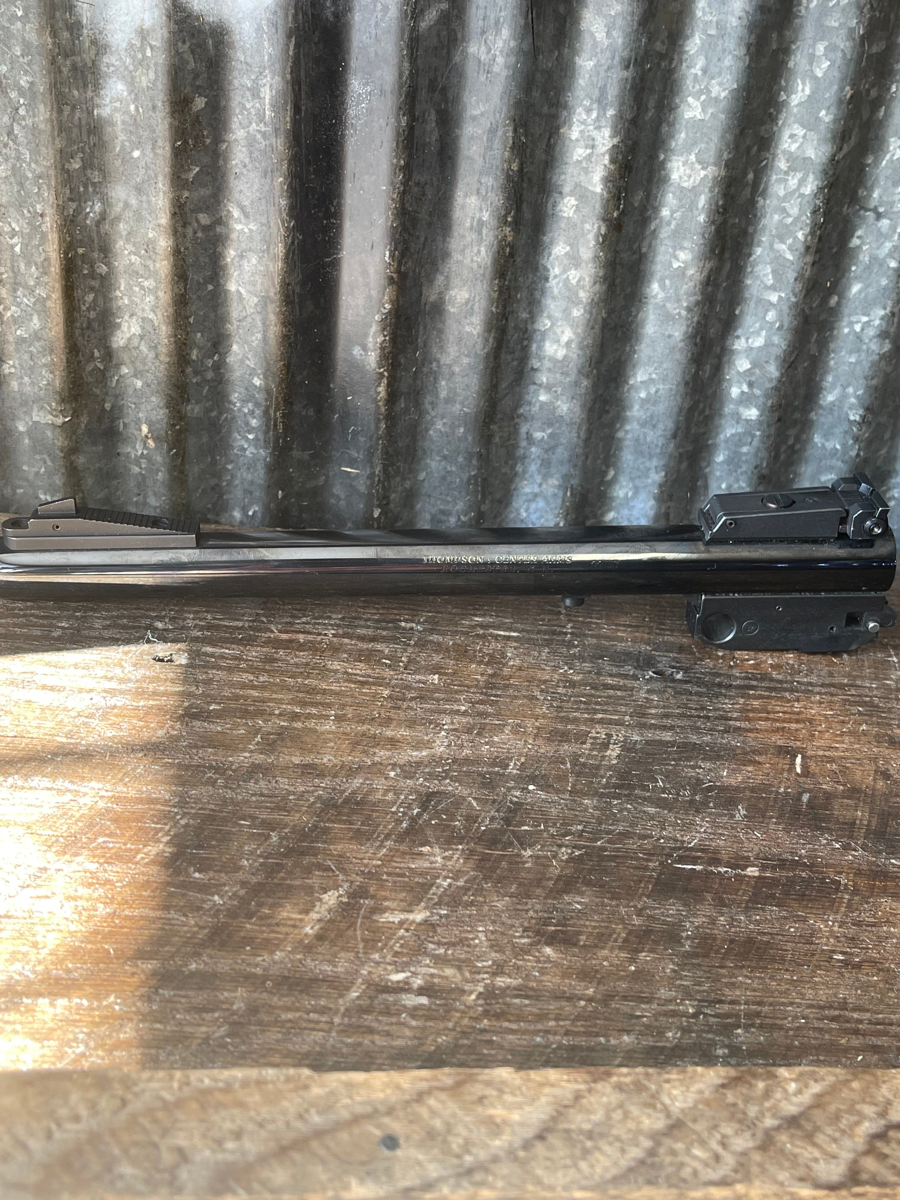 Thompson/Center Contender Barrel – 10” .22 LR – With Adjustable Rear S ...