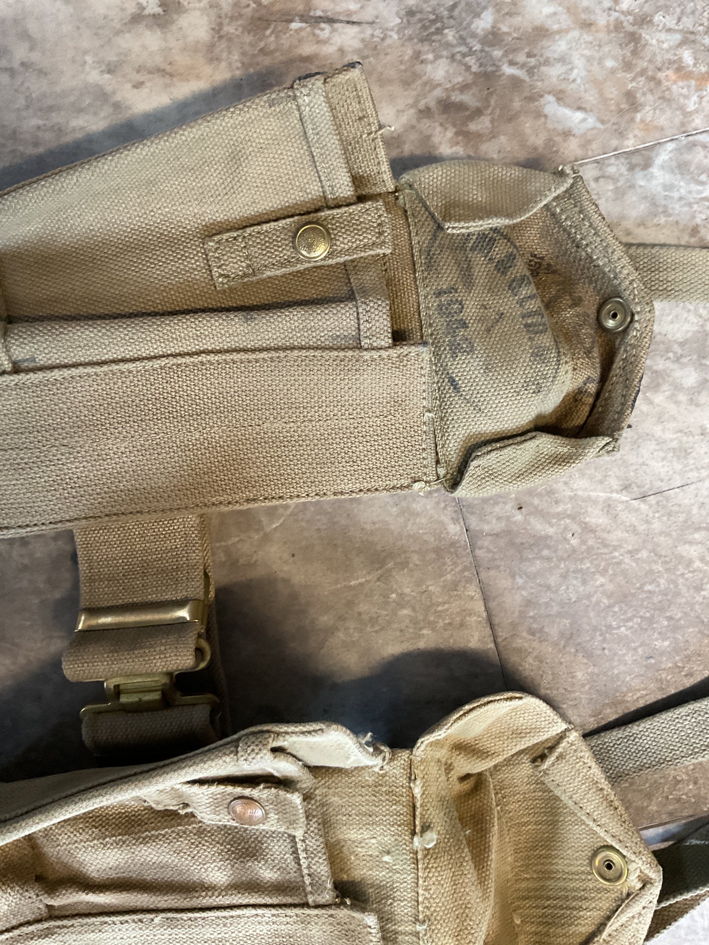 WWII British P37 Webbing