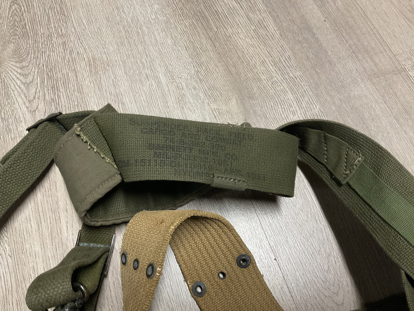 U.S. Army Vietnam War M-1956 Load Bearing Equipment (LBE) Web Gear Set-DSA Contract