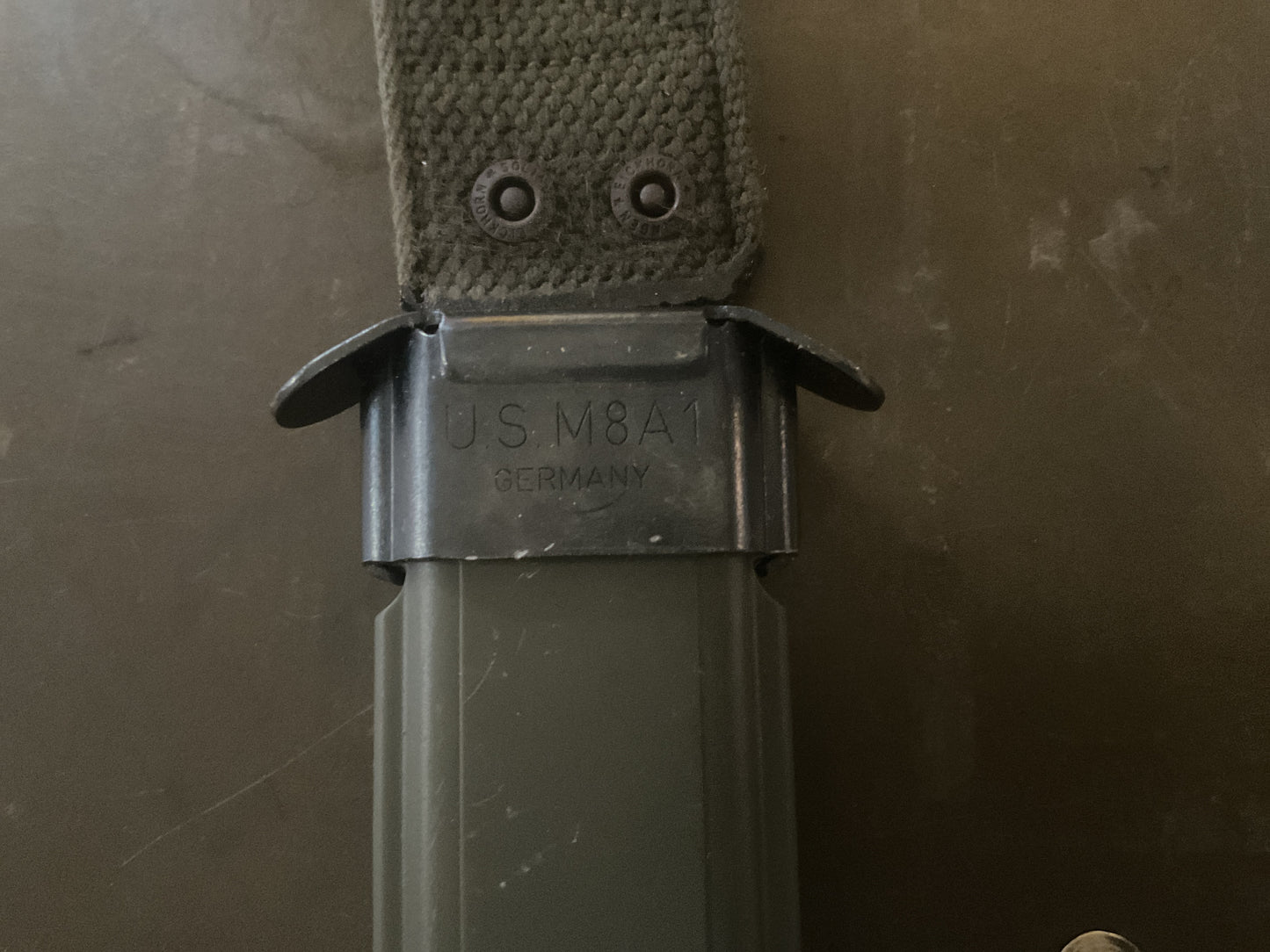 Vietnam-Era U.S. M7 Bayonet with M10 Scabbard