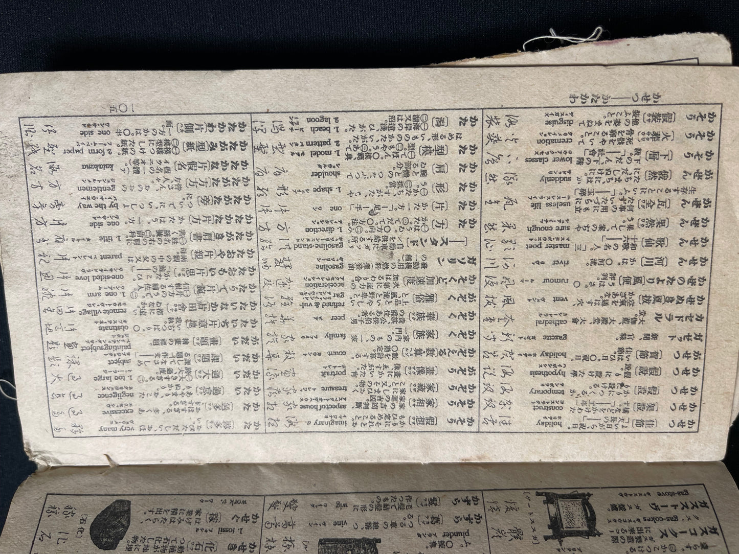 Rare Meiji/Taisho-Era Japanese-English-Chinese Travel Phrasebook with Tokyo Maps (c. 1890s–1920s)