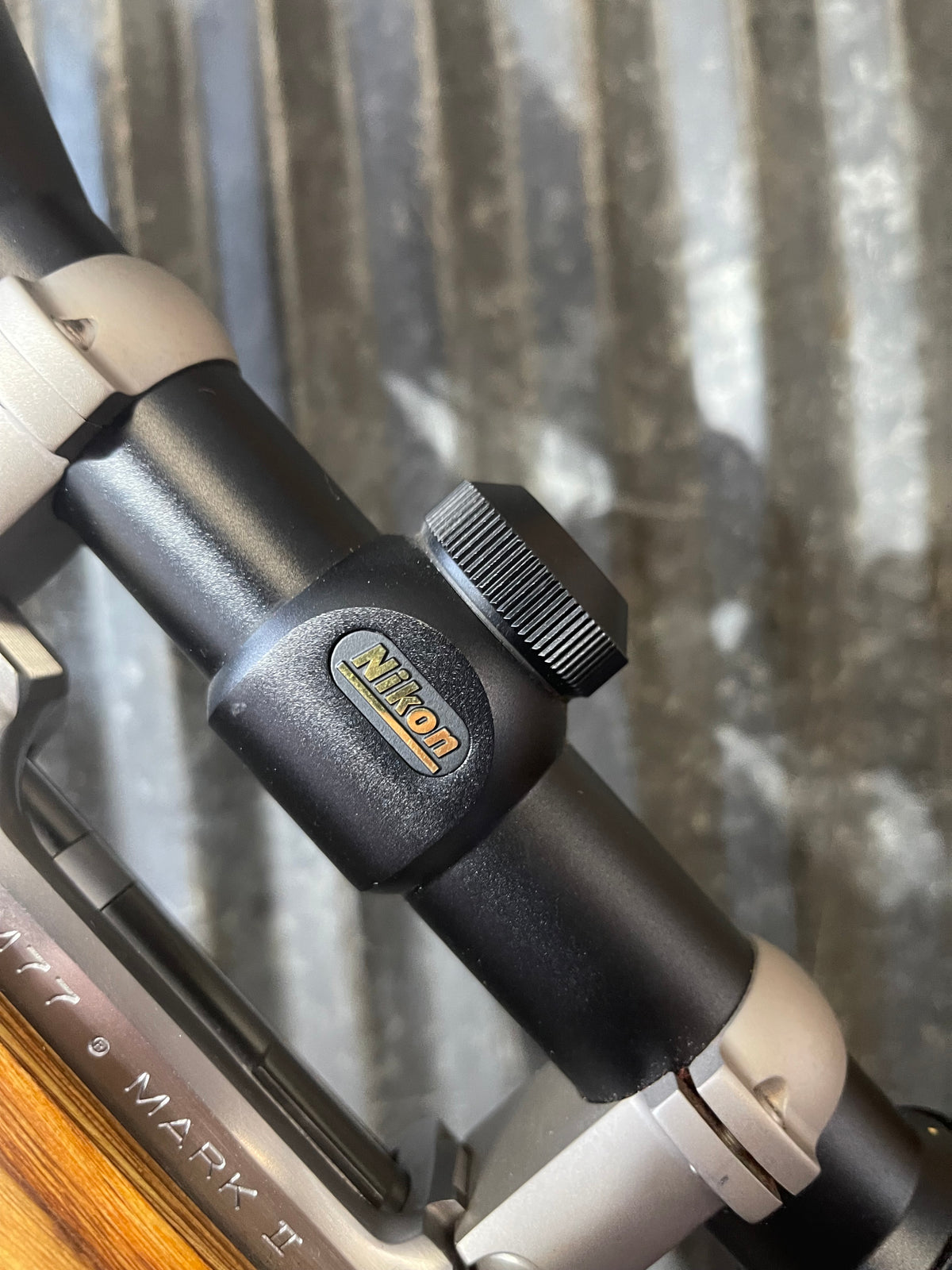 Ruger M77 Mark II Stainless Laminate .243 Winchester – Nikon 3-9x Scope