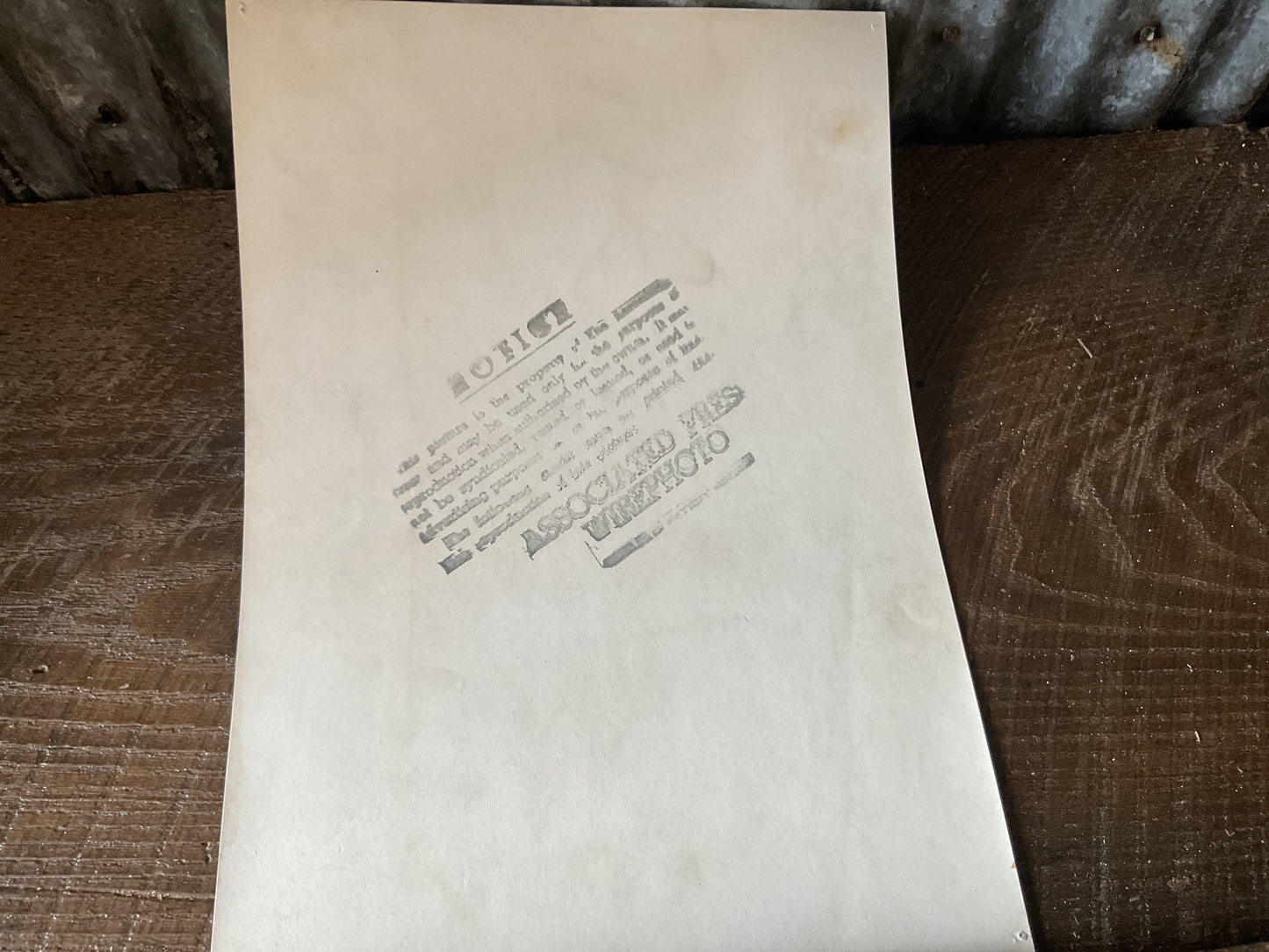 WWII Original Photo. Associated Press