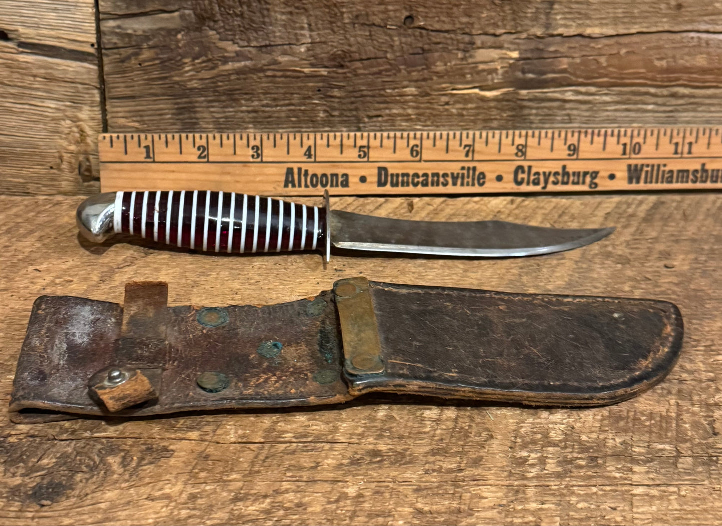 WWII Theatre Knife-Black Striped