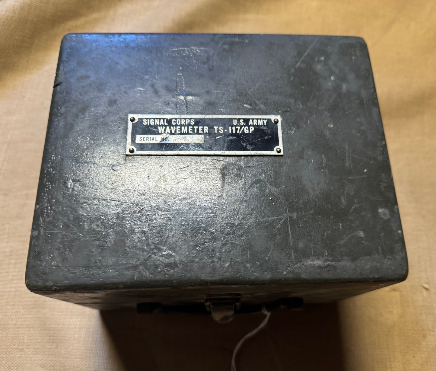 WWII Signal Corps Wavemeter TS-117/GP Test Set