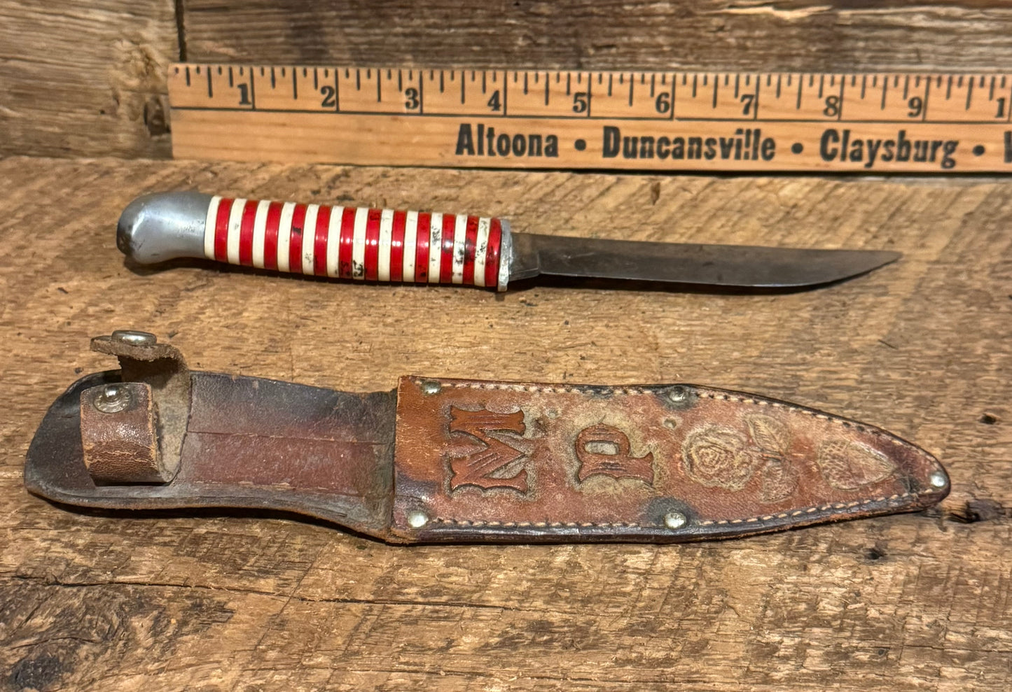 WWII Theatre Knife-Candy Cane “MP”