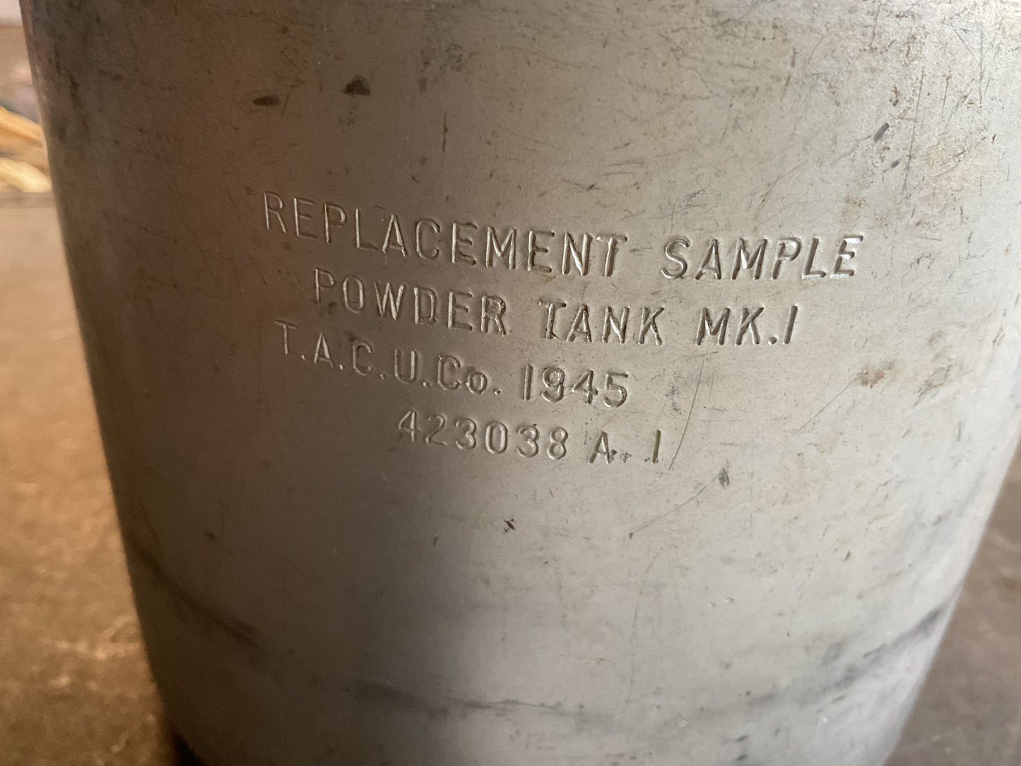 WWII Navy Powder Can 1945