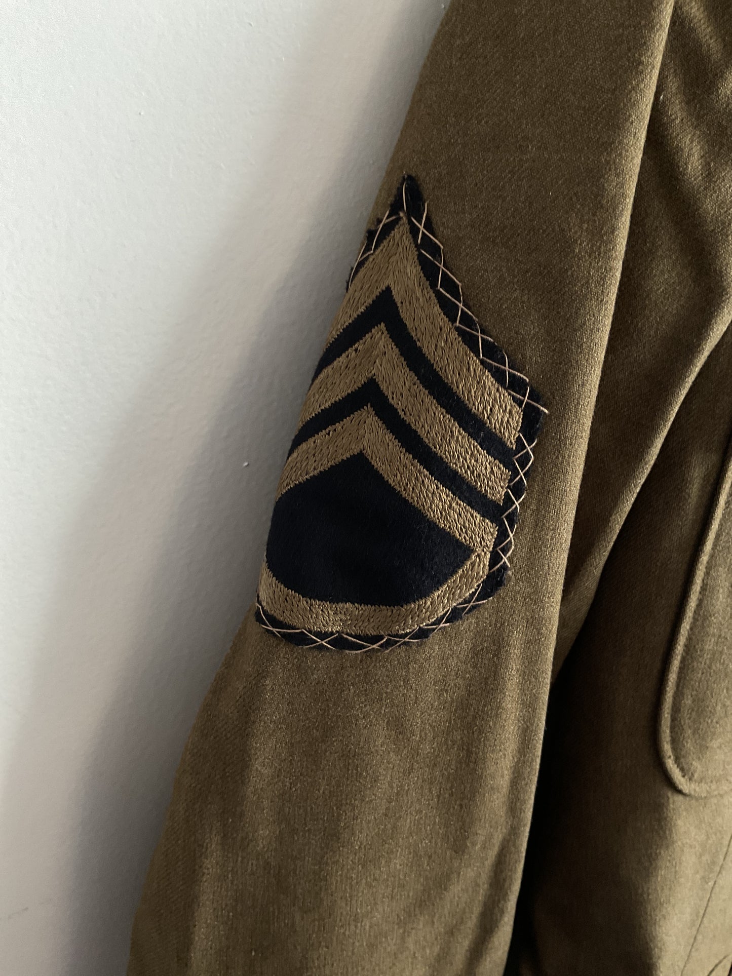 WWII AntiAircraft Command Jacket-Decretive Stitching