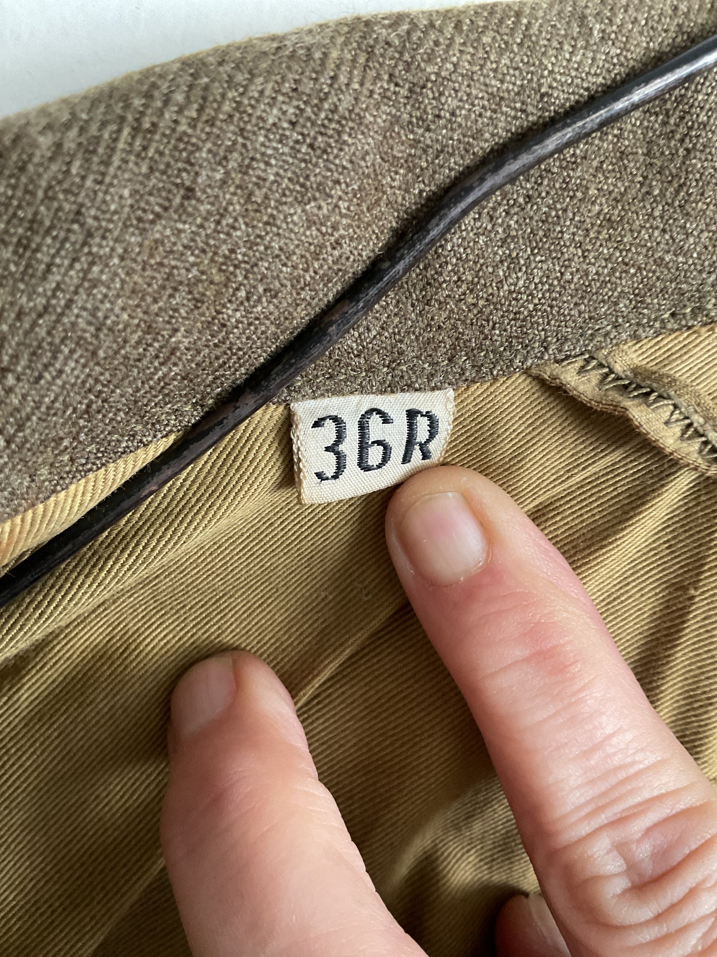 WWII U.S. Army ADSEC Service Dress Jacket – Sergeant, Size 36R