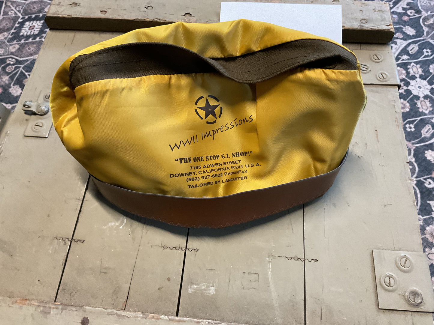 Reproduction WWII Impressions 82nd Officers Garrison Cap