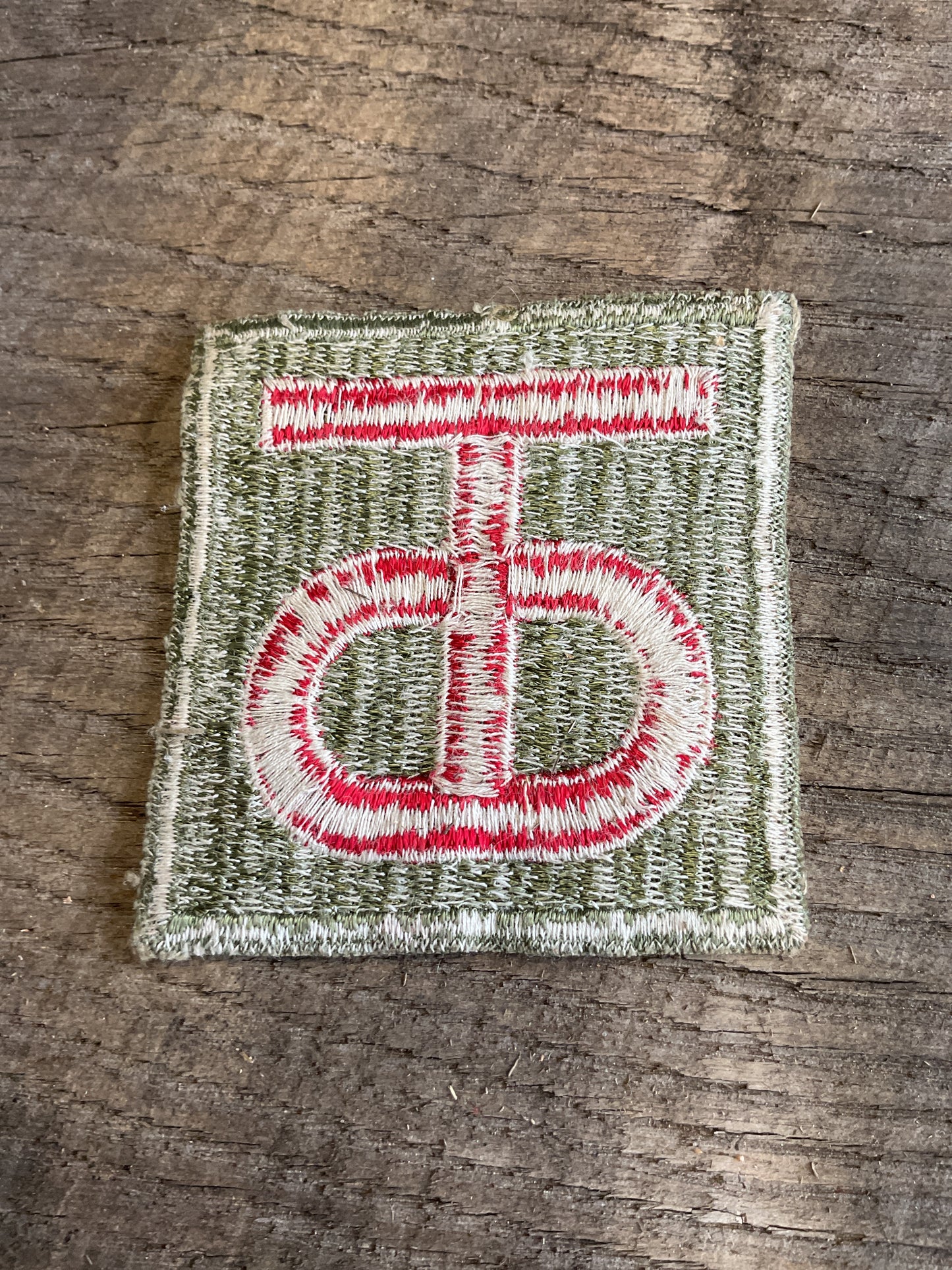 WWII U.S. Army 90th Infantry Division Patch
