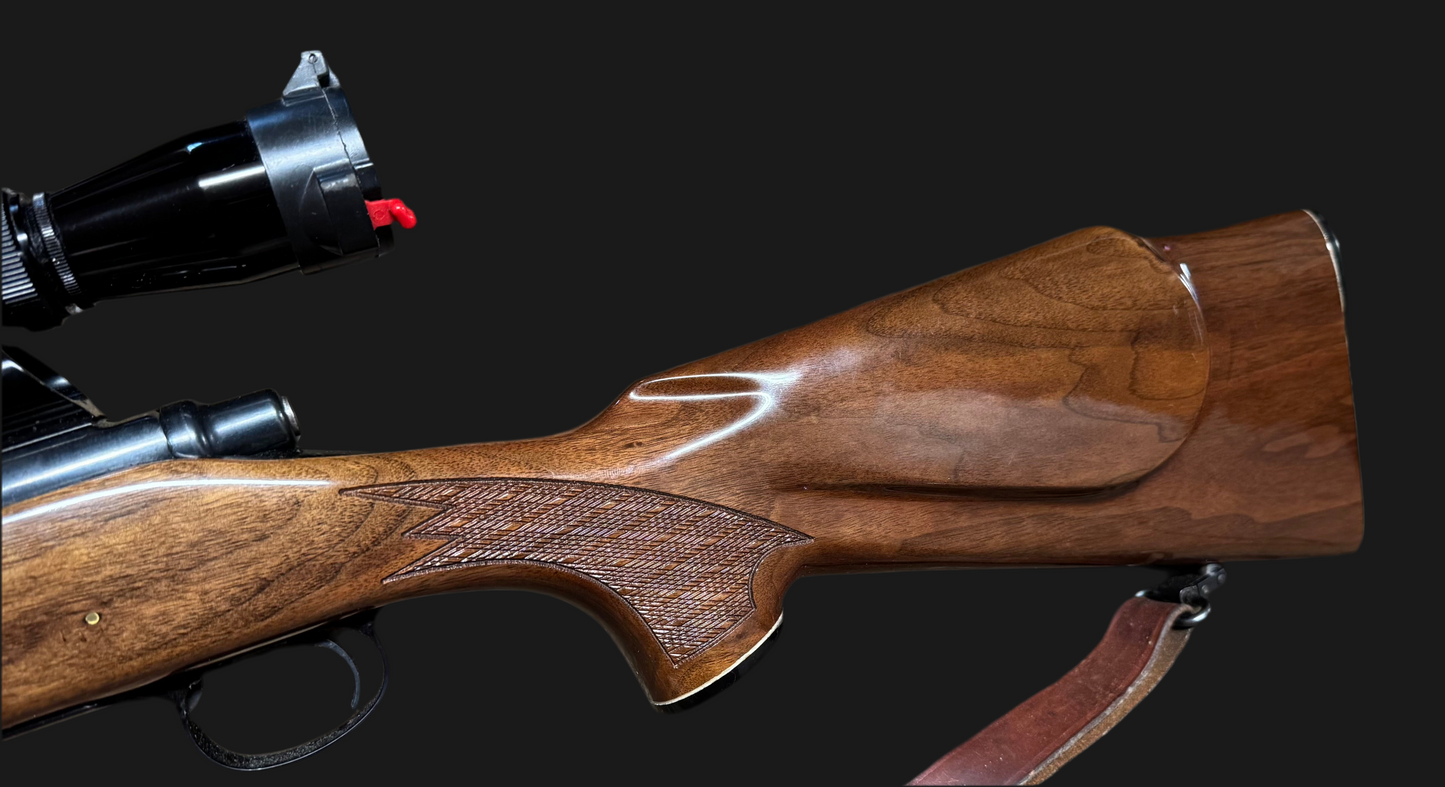 Remington 700 BDL 25-06 Enhanced Checkered Hi-Gloss Stock w Leupold