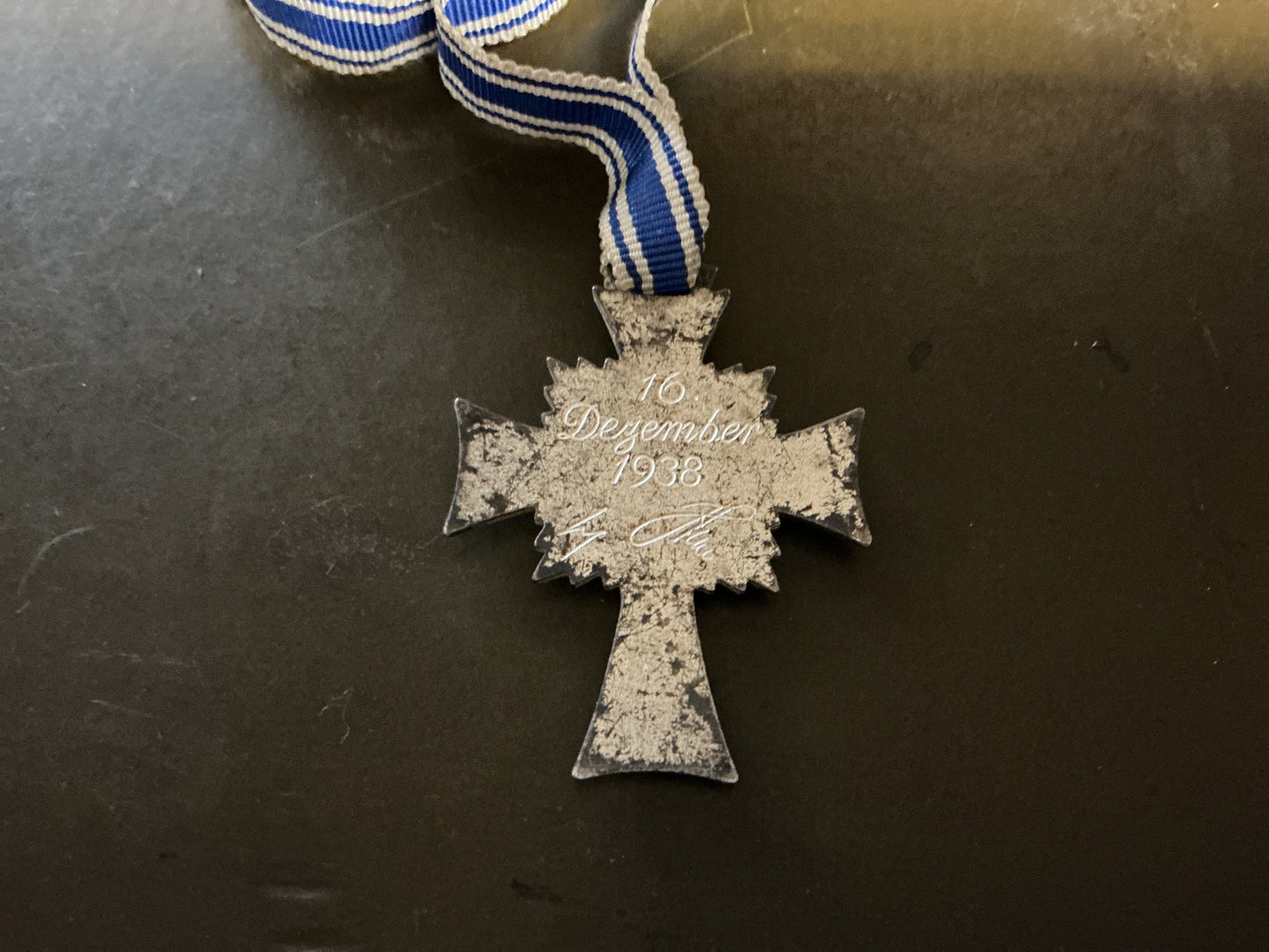 WWII German “Mother’s Cross” Medal (Mutterkreuz)-16 December, 1938