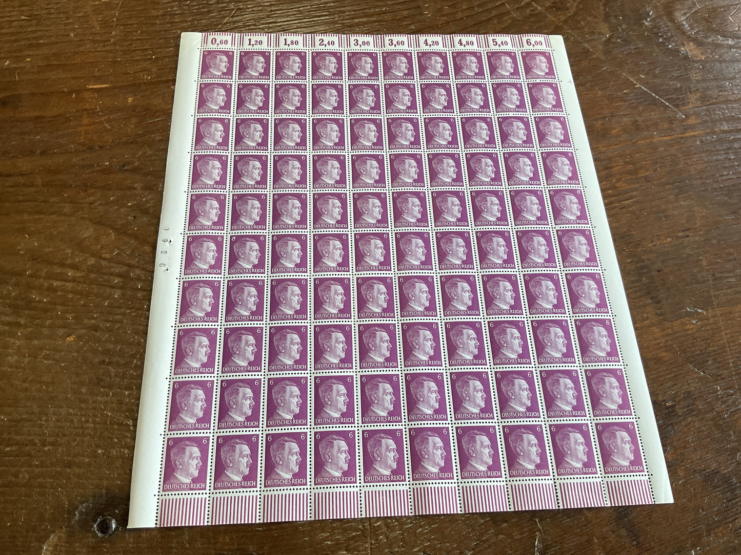 German PostageStamps “purple 6”
