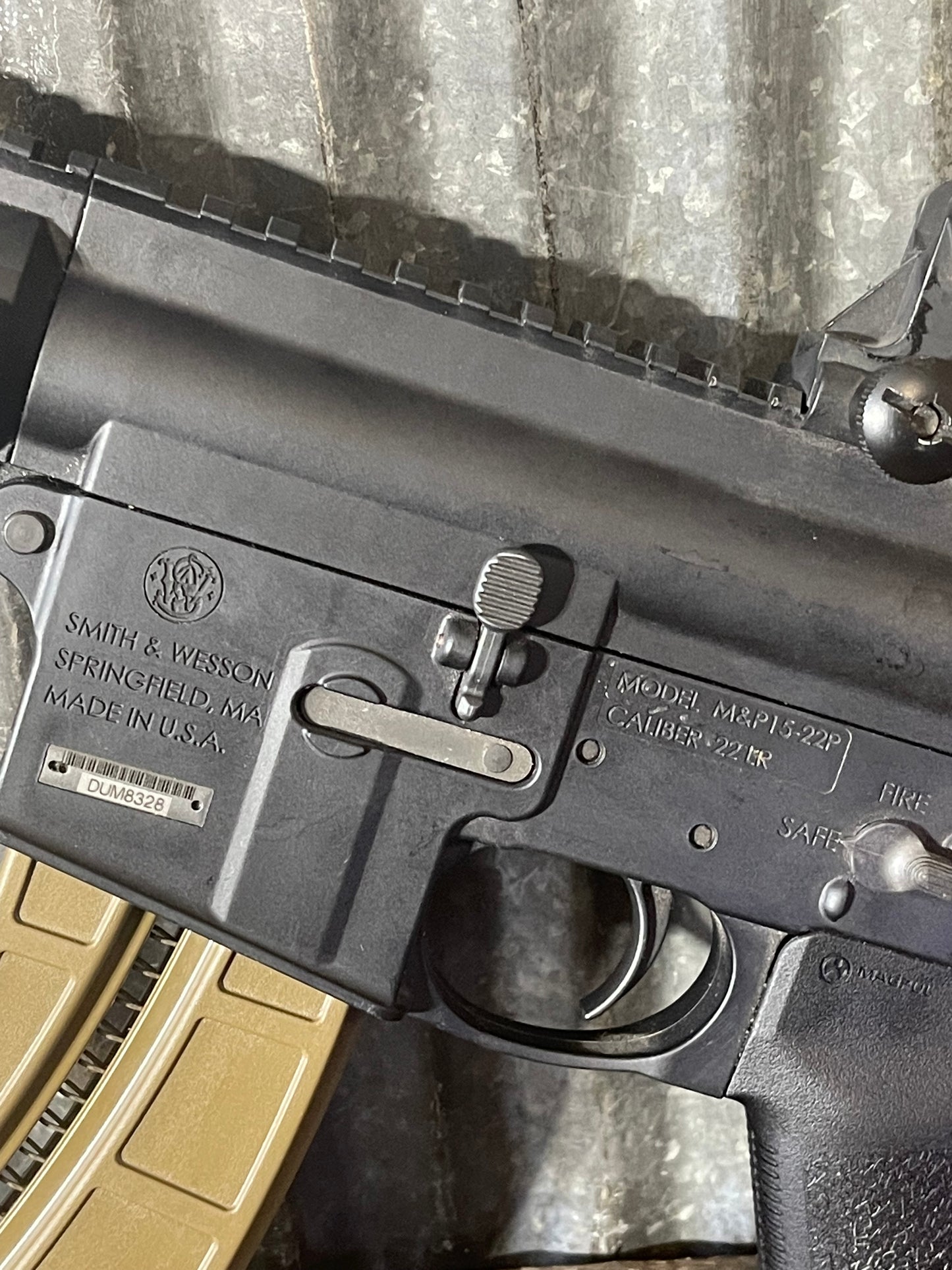 Smith & Wesson M&P15-22P .22 LR AR-Style Pistol – Quad Rail & Folding Sights