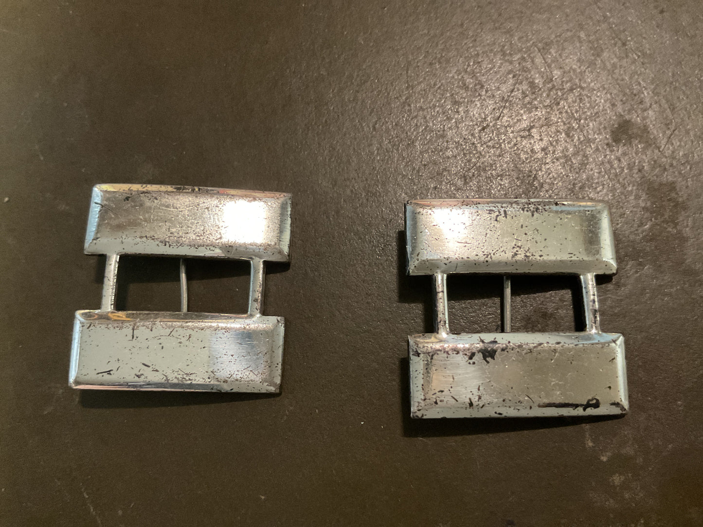 WWII ARMY Captain Rank Shoulder Insignia Pins