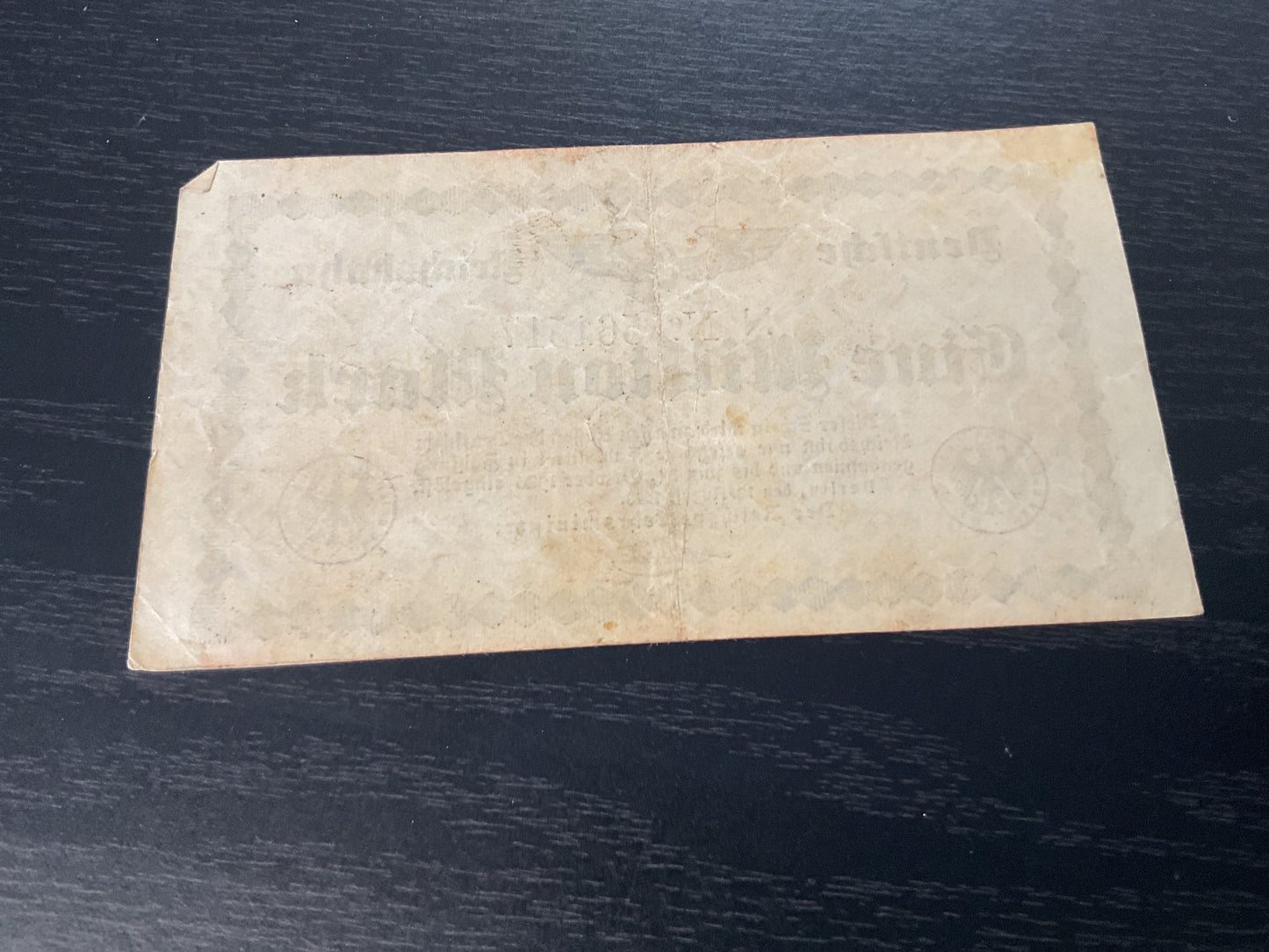 German 1 Million Mark Banknote 1923
