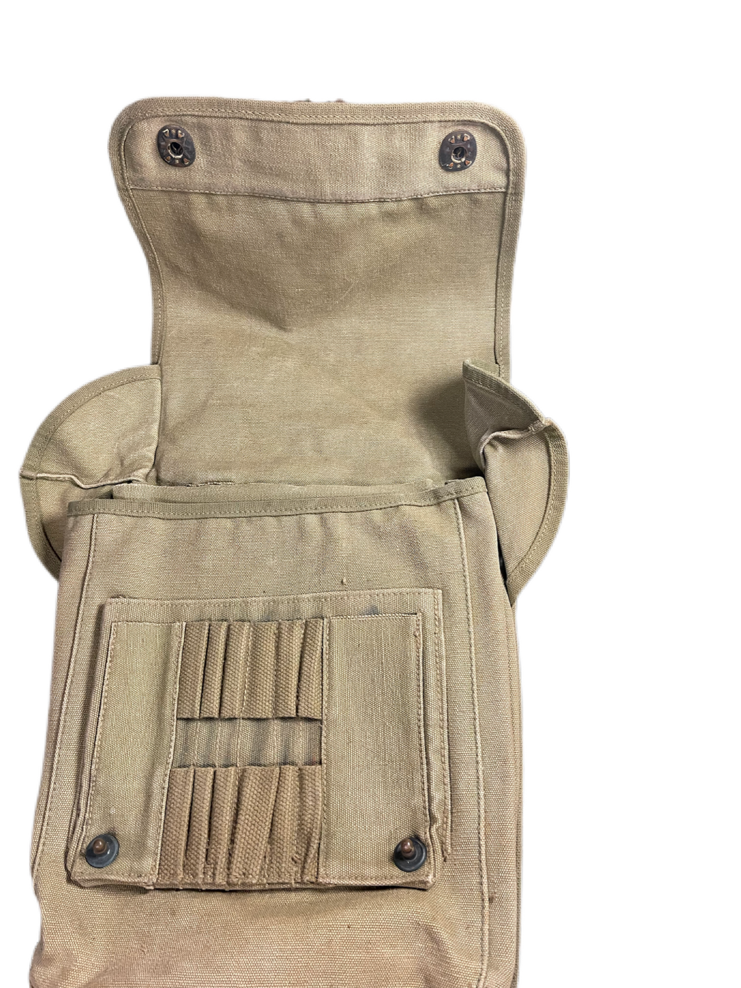 WWII U.S. Army Canvas Map Case