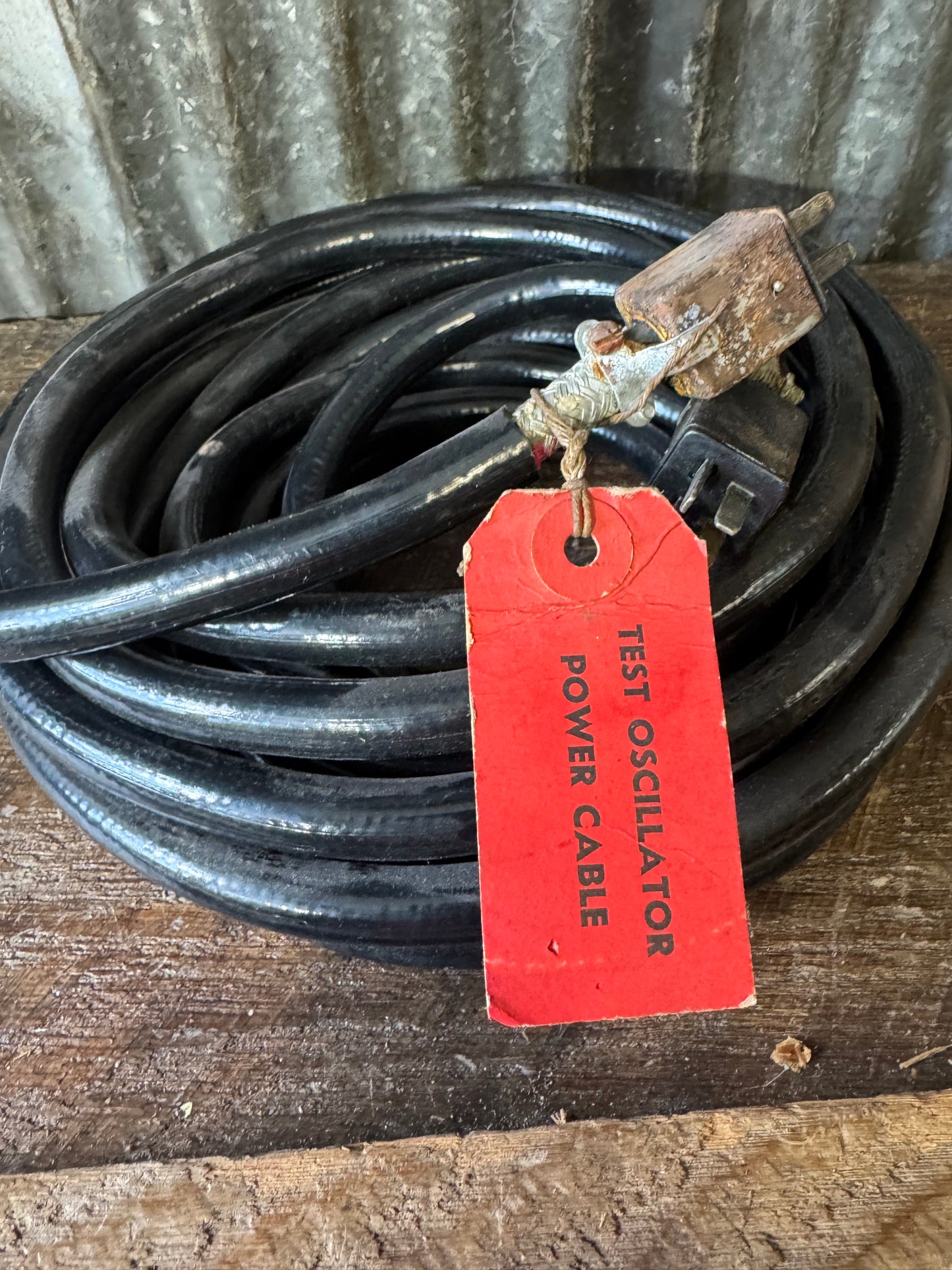Test Oscillator Power Cable