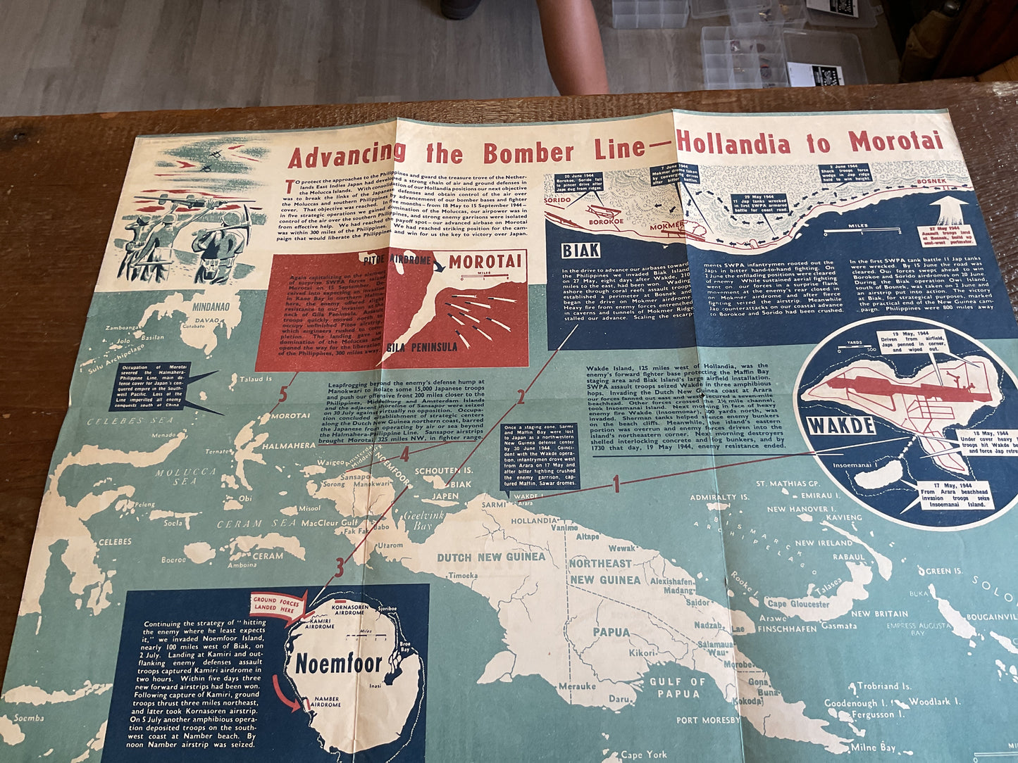 WWII NEWS MAP