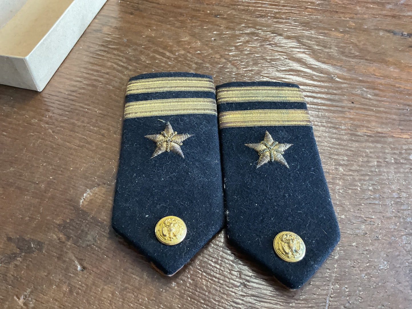 WWII Sherman US Navy Shoulder Boards