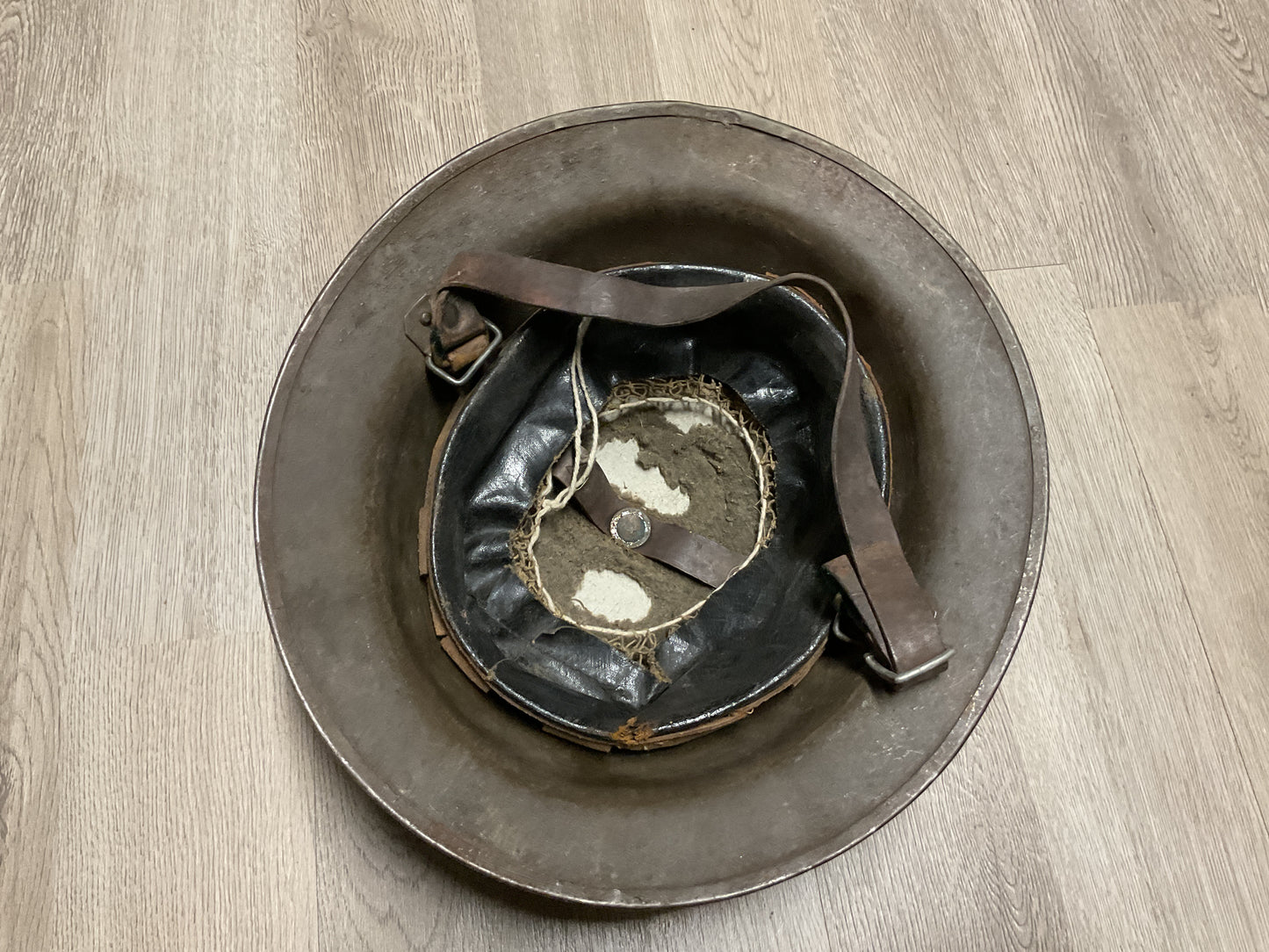 Original WWI U.S. M1917 “Doughboy” Steel Helmet w/ Liner & Chinstrap