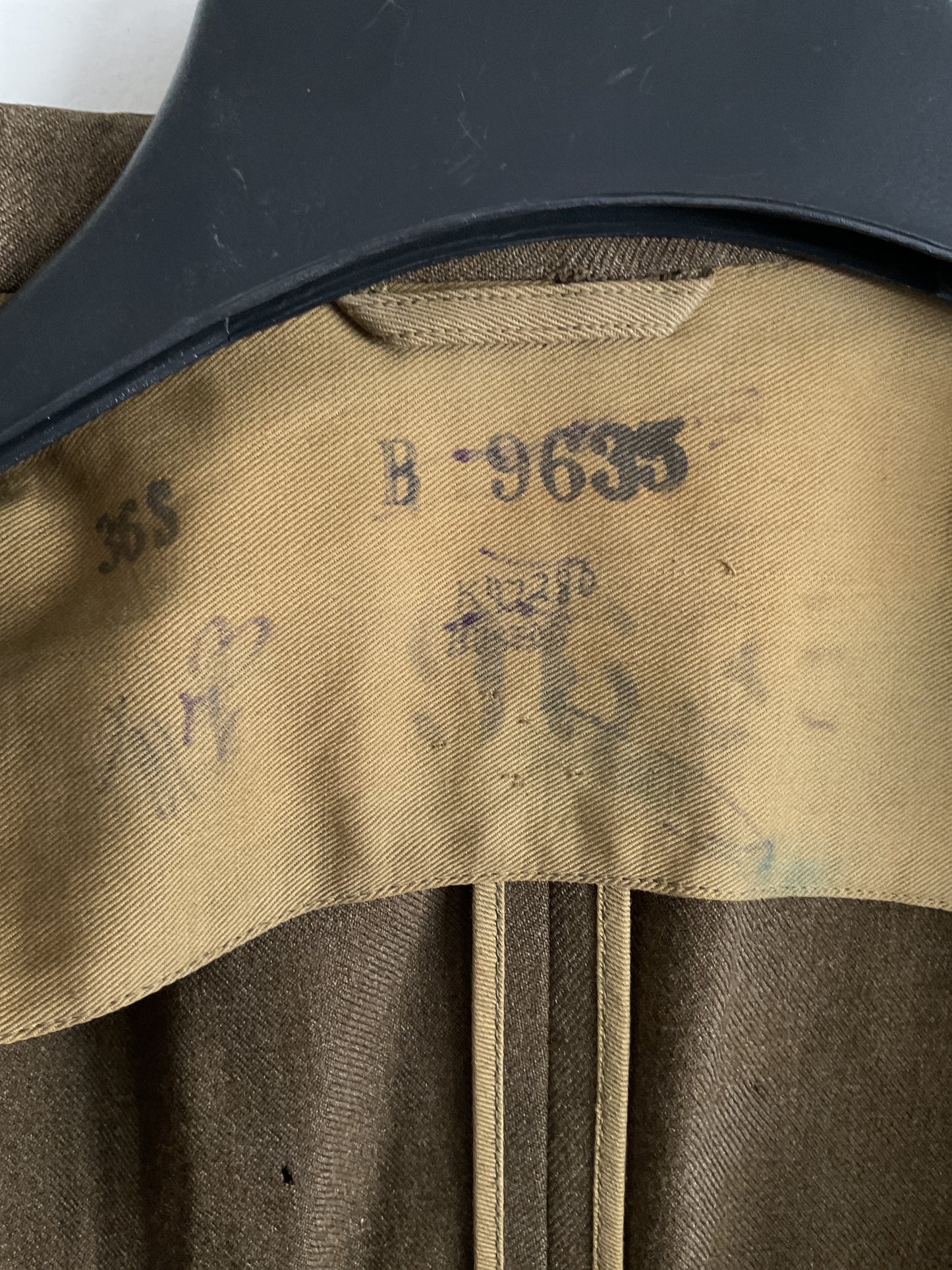 WWII U.S. Army China-Burma-India Theater Service Dress Jacket - Sergeant Rank with Ruptured Duck Patch - Size 35S