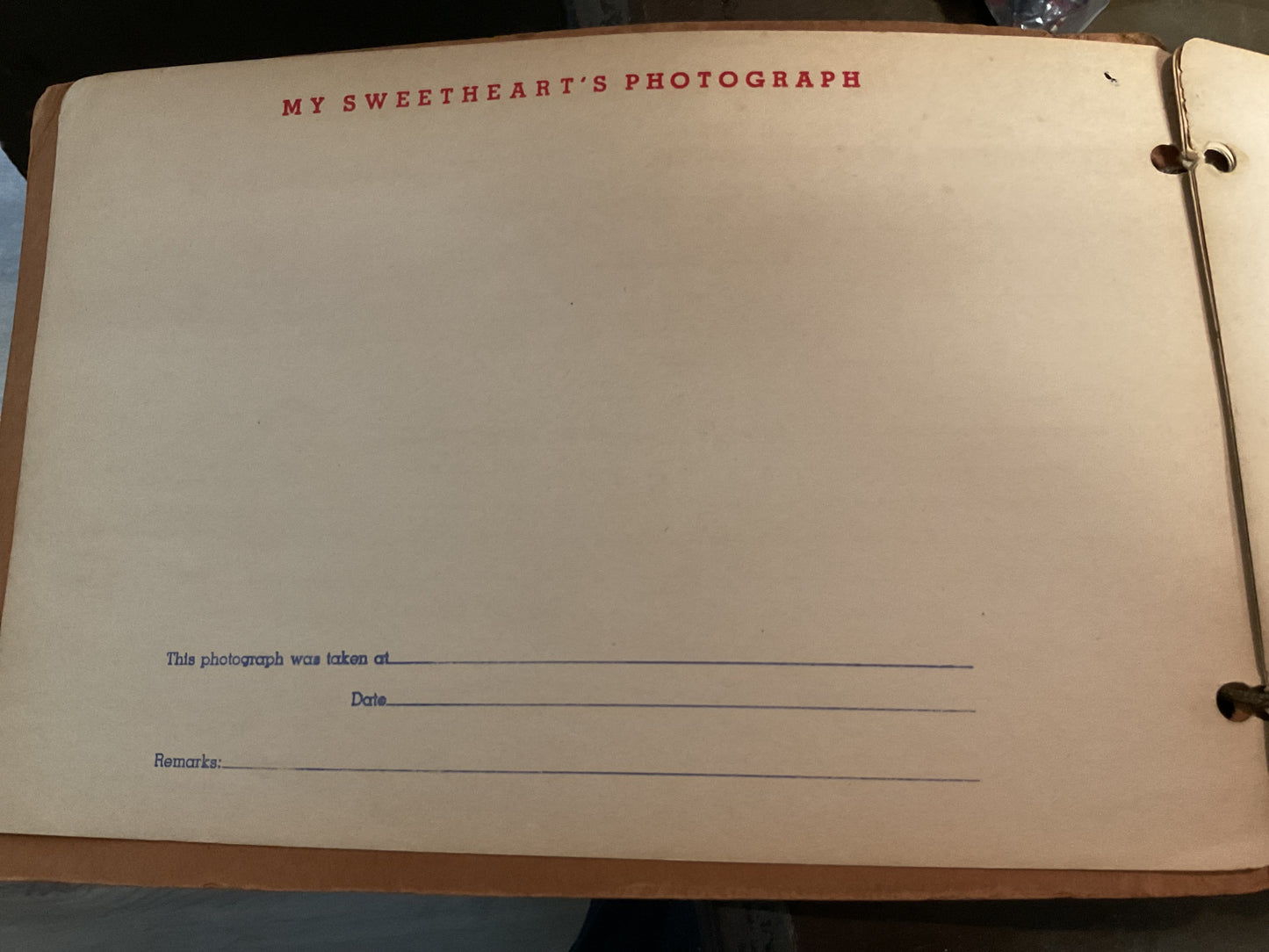 Soldier’s Service Diary WWII (unused)