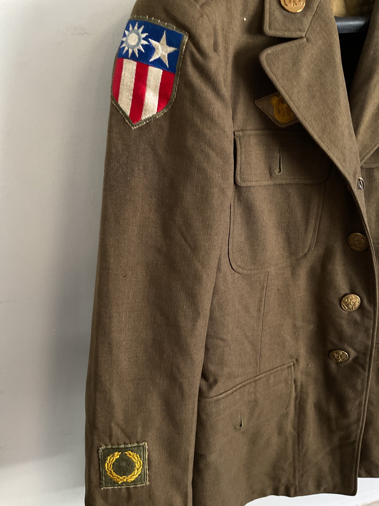 WWII U.S. Army Chinese Combat Command Service Dress Jacket – Staff Sergeant, CBI Theater