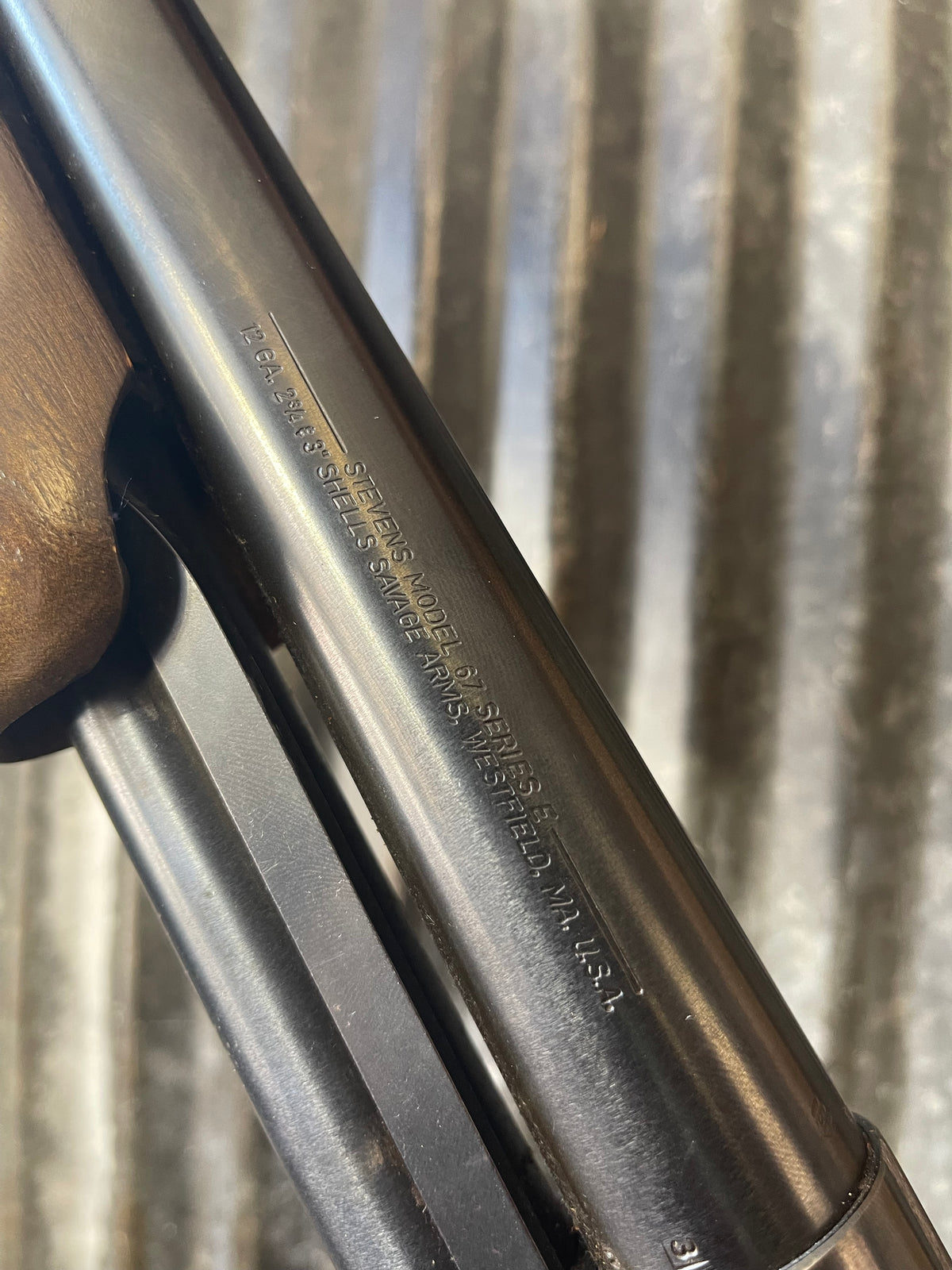 Stevens Model 67 Series E 12 Gauge Pump-Action Shotgun – 3” Chamber