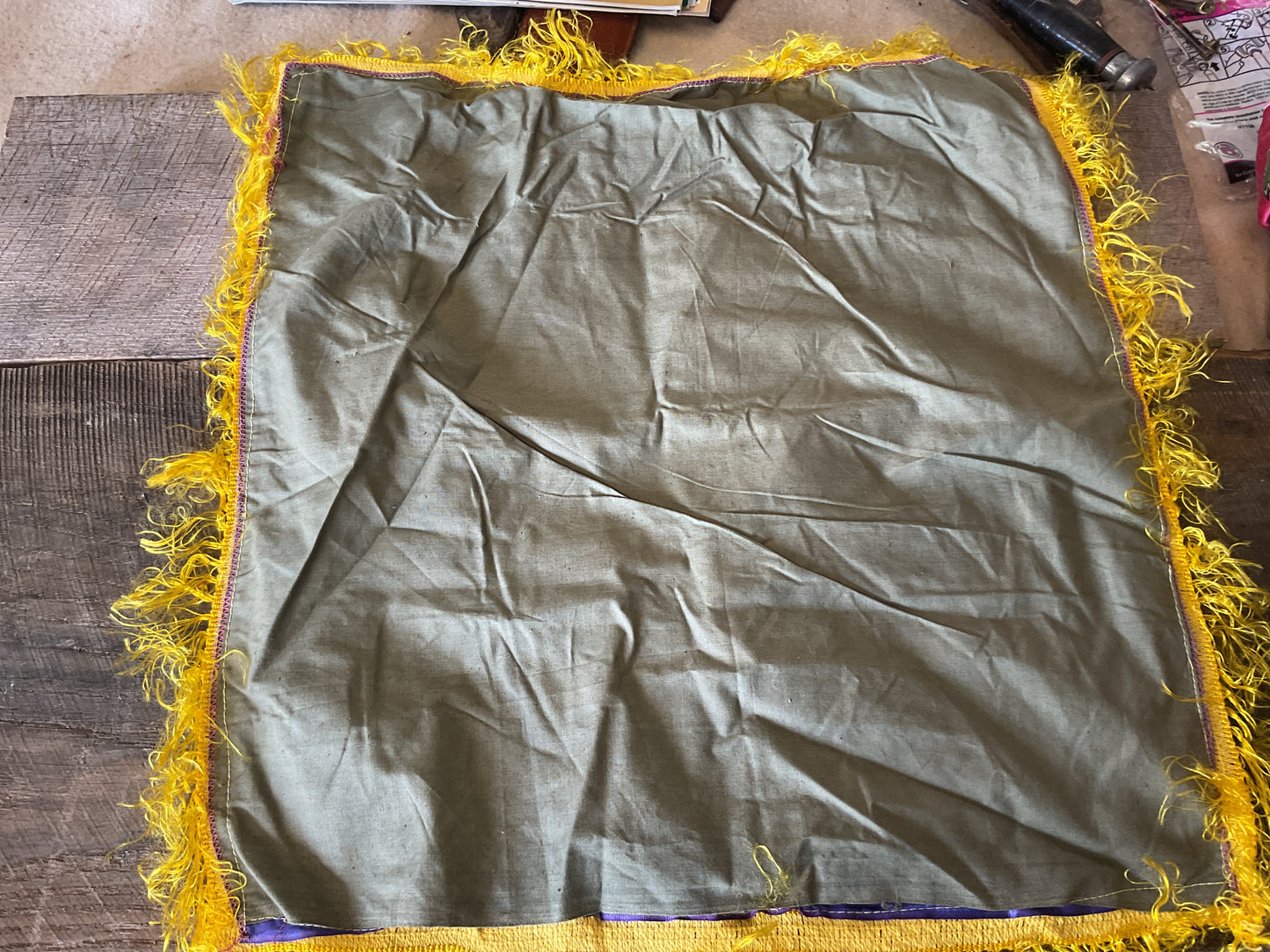 WWII Souvenir Pillow Cover