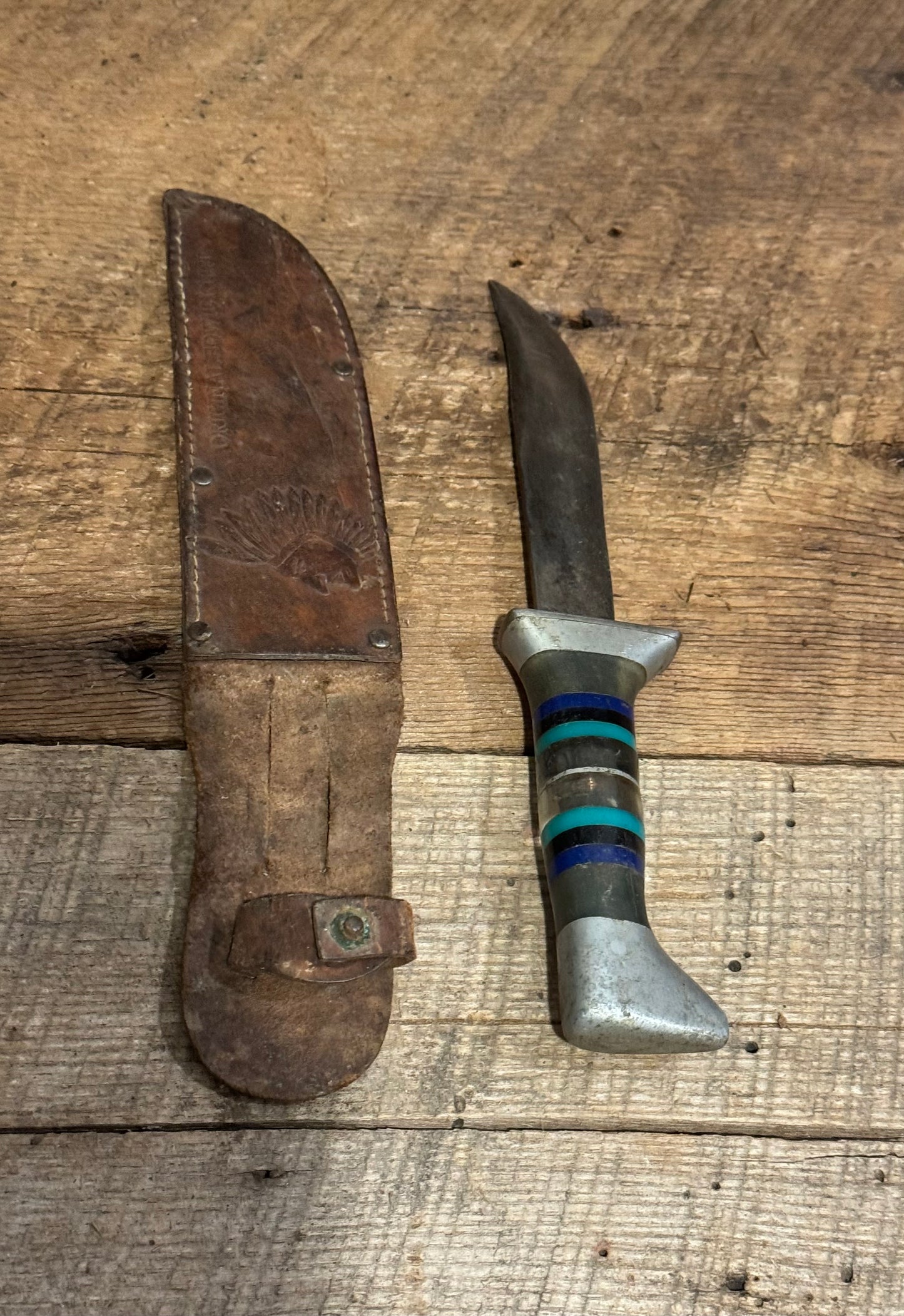 WWII Theatre Knife-Clear & Blue