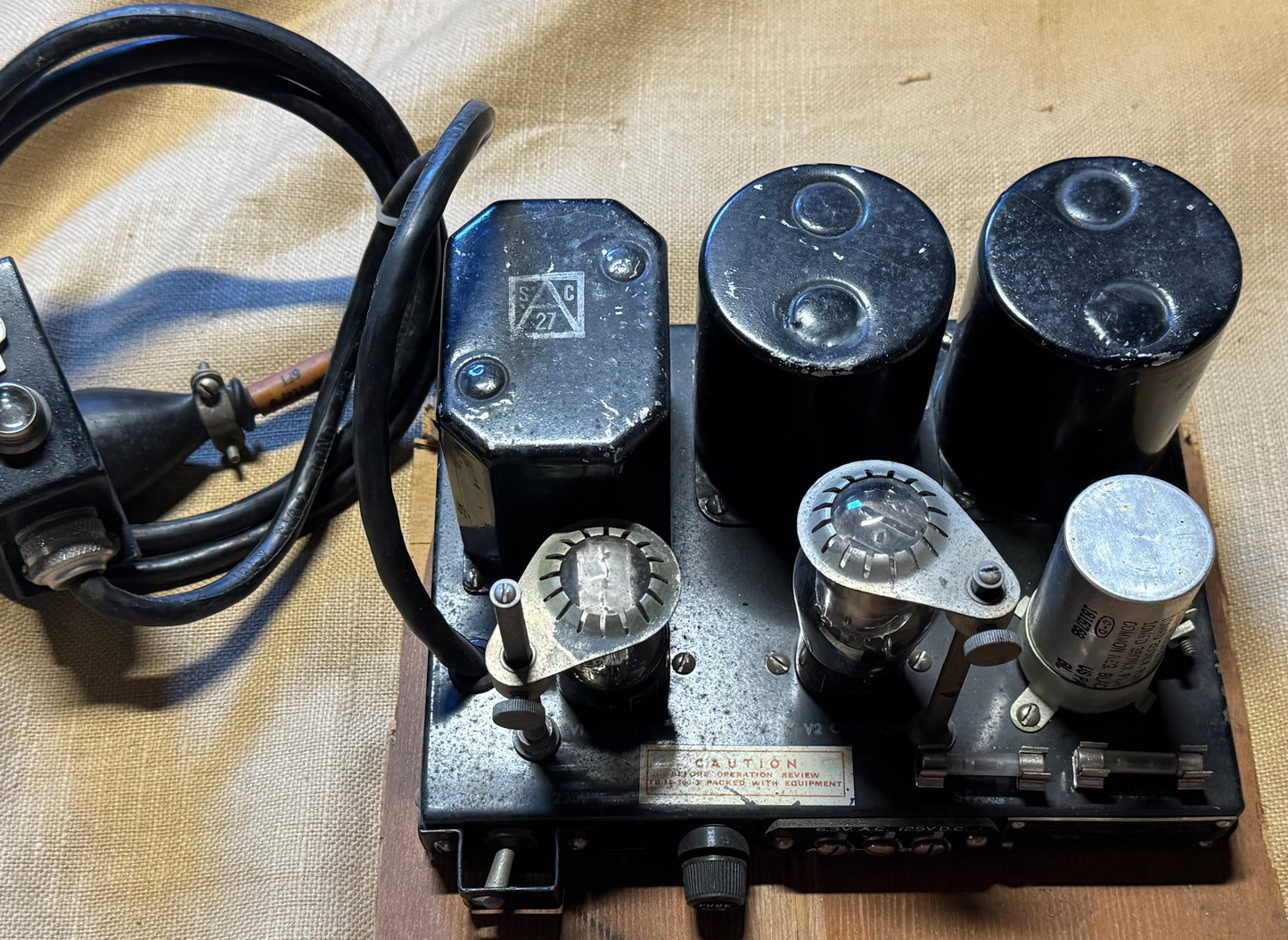 WWII Signal Corps Rectifier Power Unit RA-133 – Phoenix Electronics