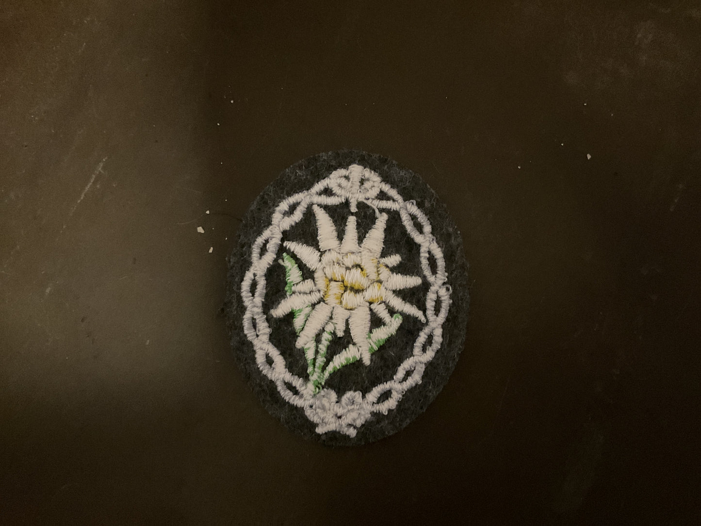 WWII German Edelweiss Mountain Troops Patch