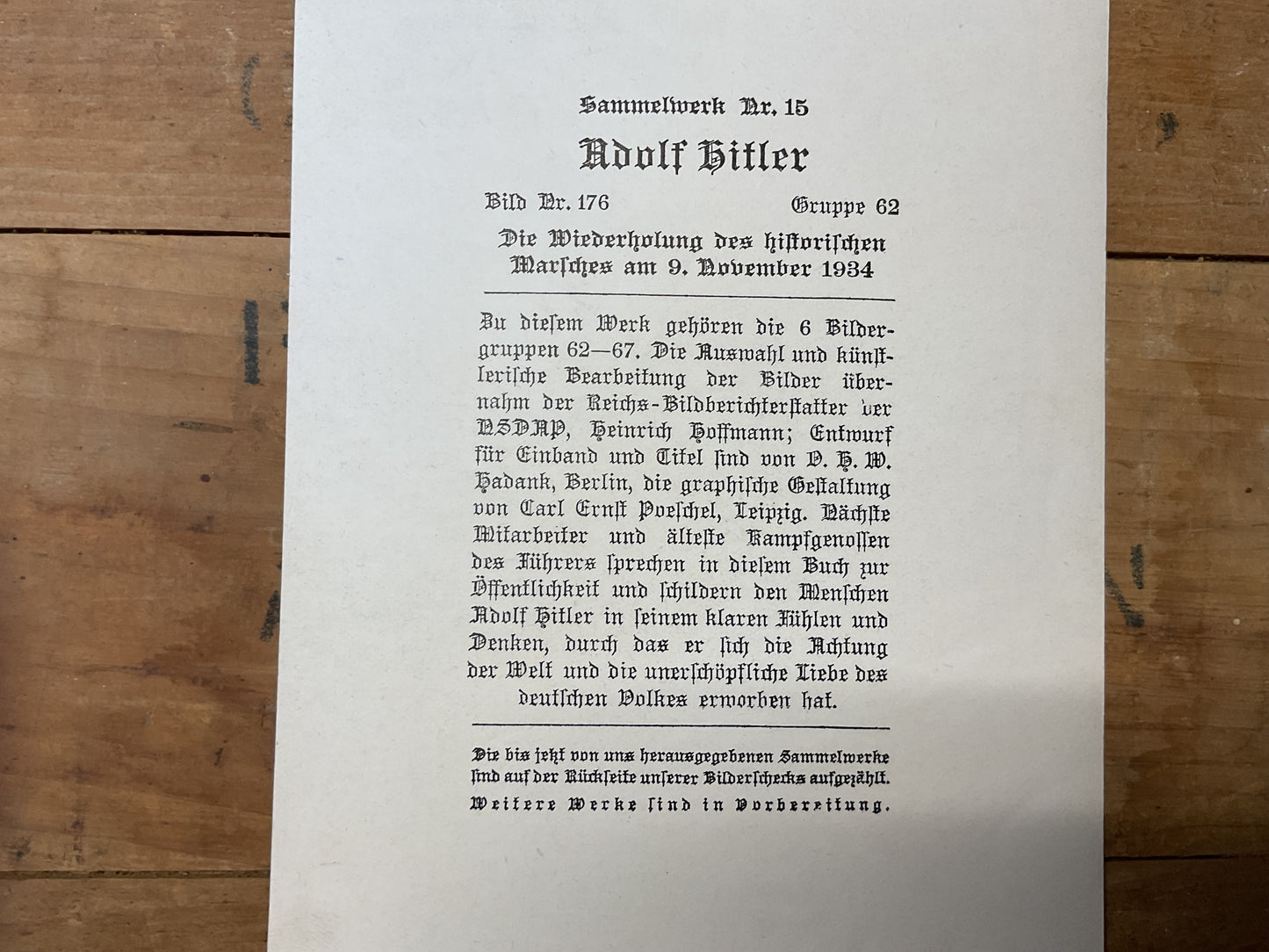 German propaganda card