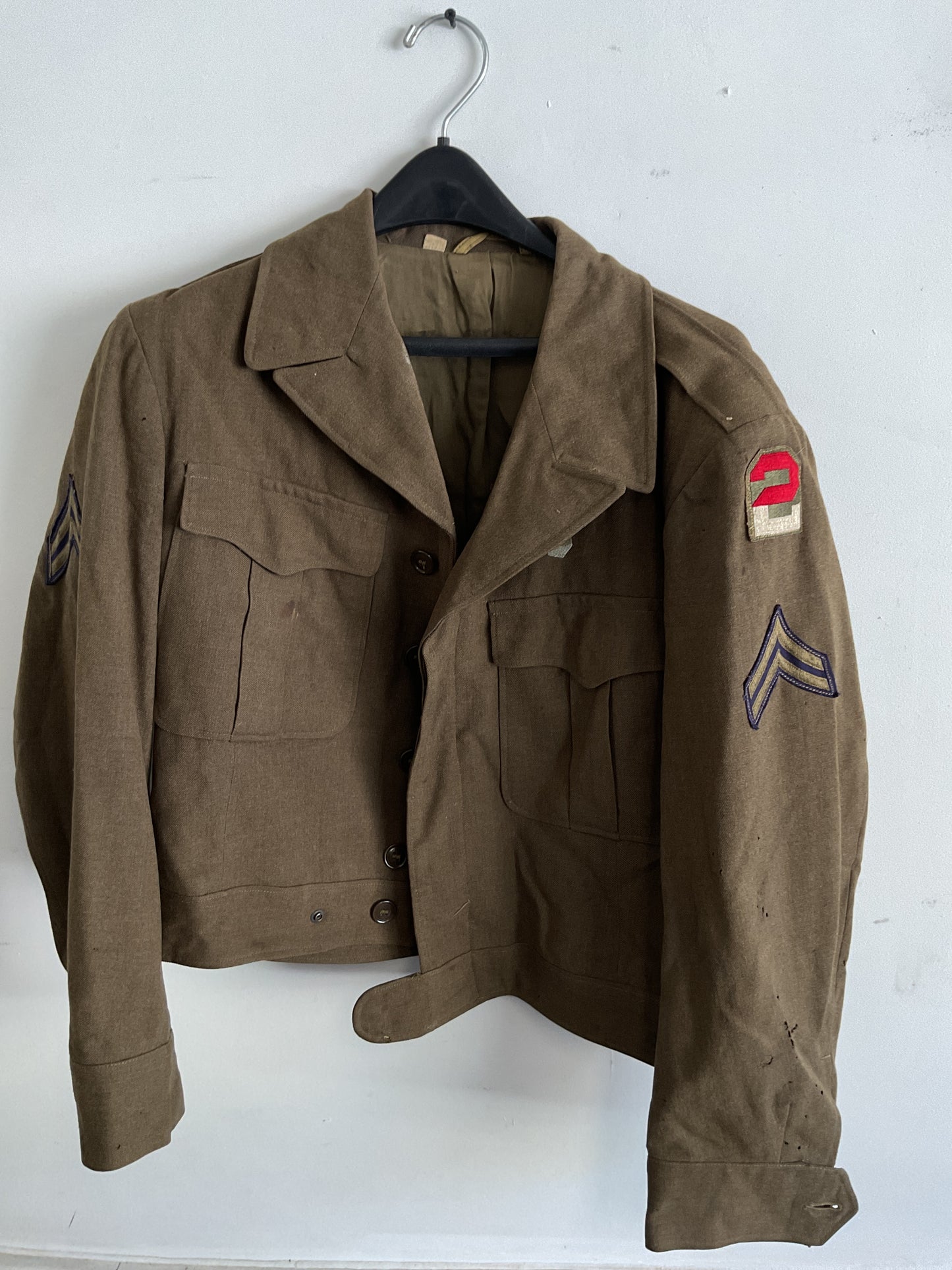 WWII U.S. Army 2nd Infantry Division Service Dress Jacket – Corporal