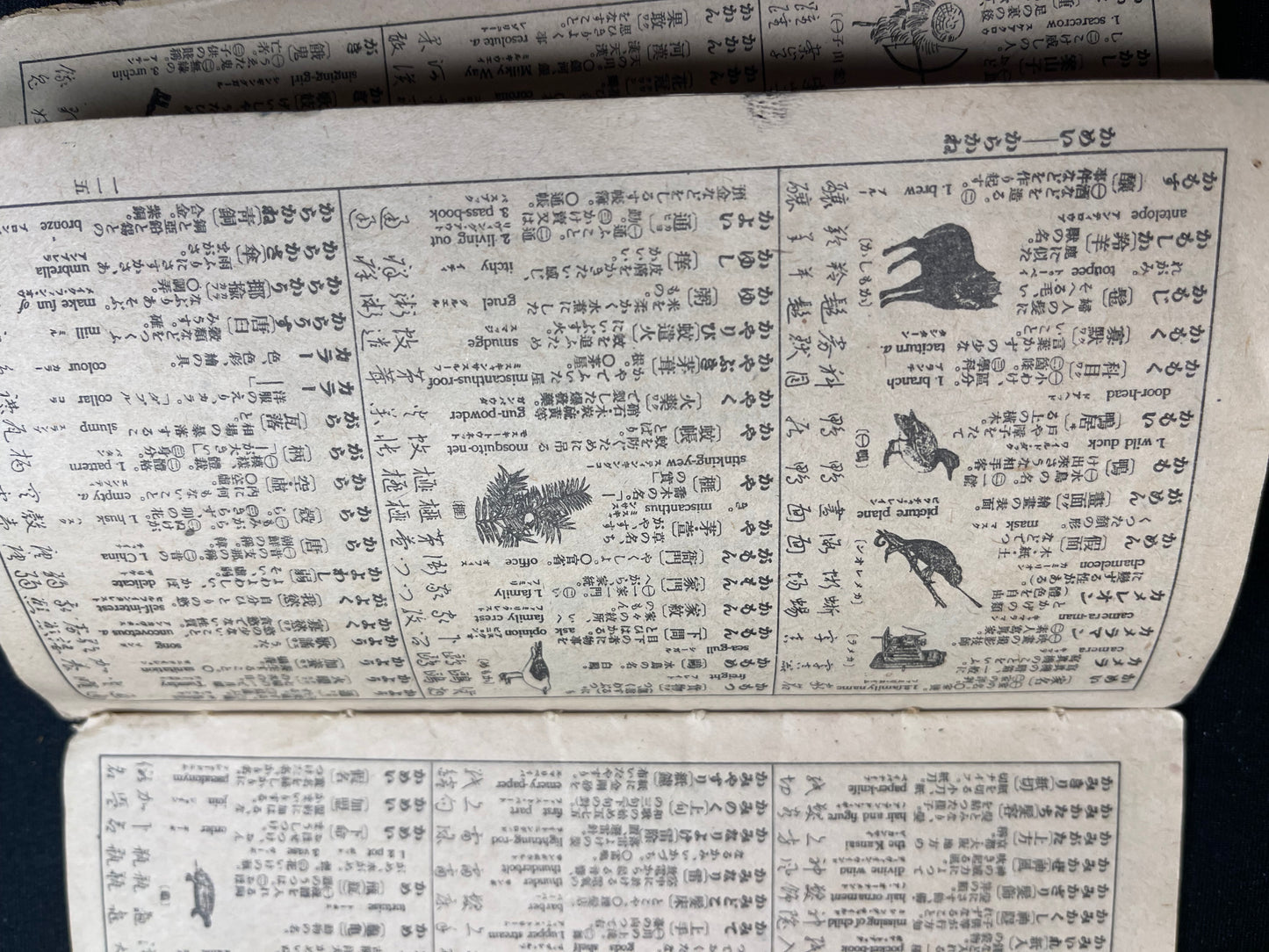 Rare Meiji/Taisho-Era Japanese-English-Chinese Travel Phrasebook with Tokyo Maps (c. 1890s–1920s)