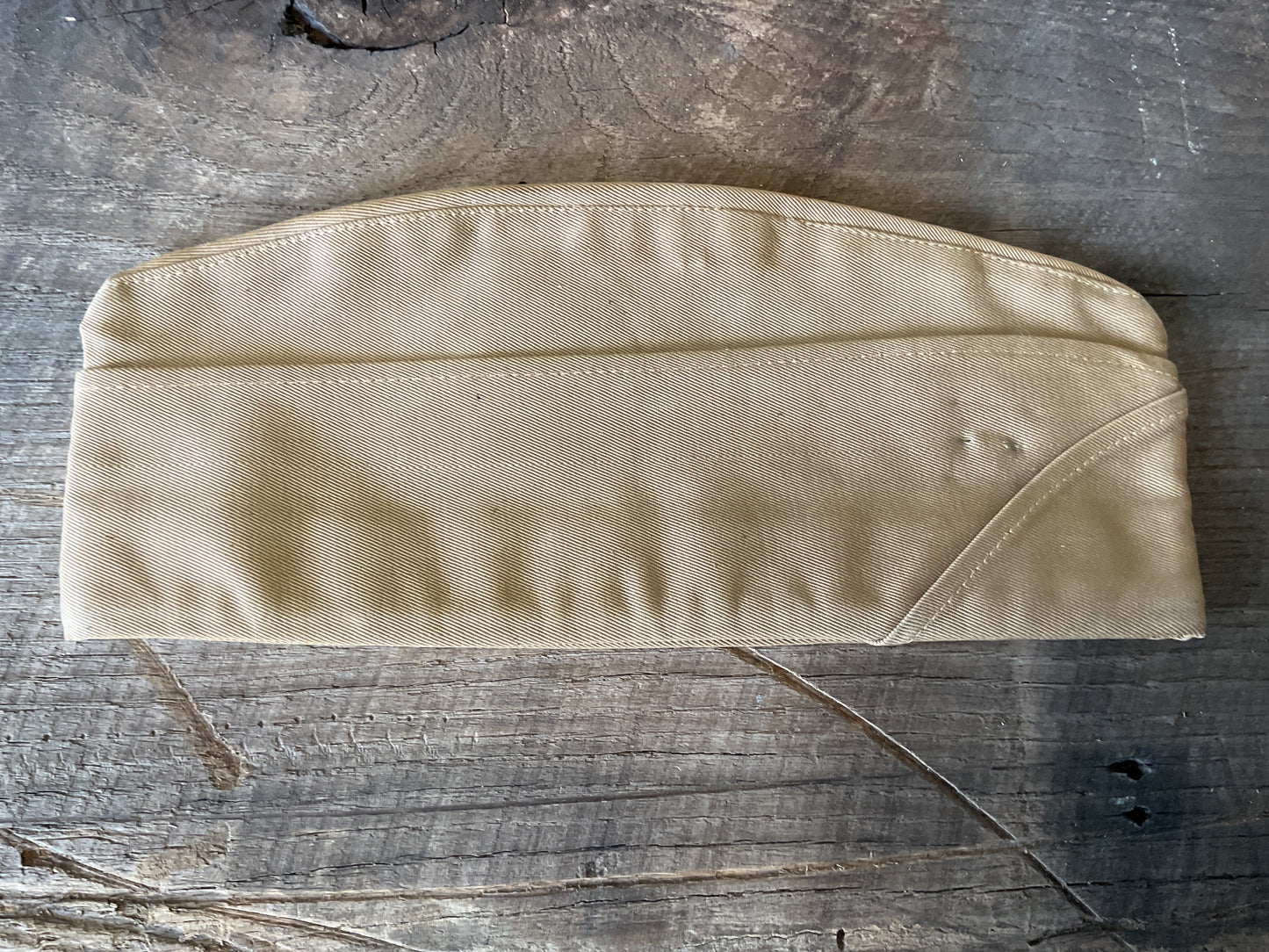 WWII Officers Garrison Cap (initialed)