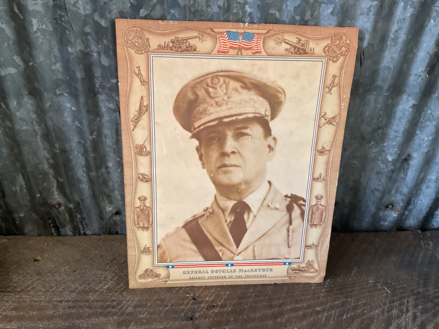 WWII MACARTHUR Propaganda Photo